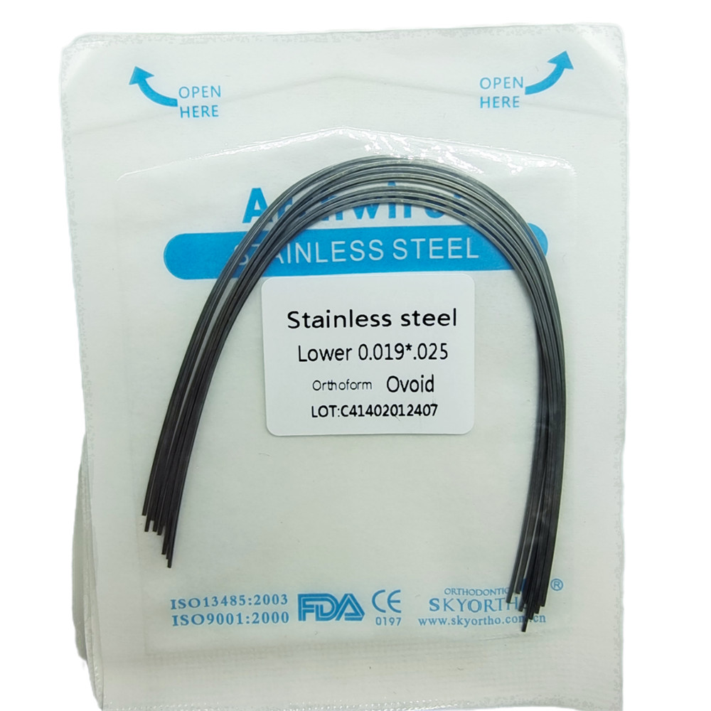 Dental Orthodontic Archwire Stainless Steel Rectangular Arch Wires All Sizes