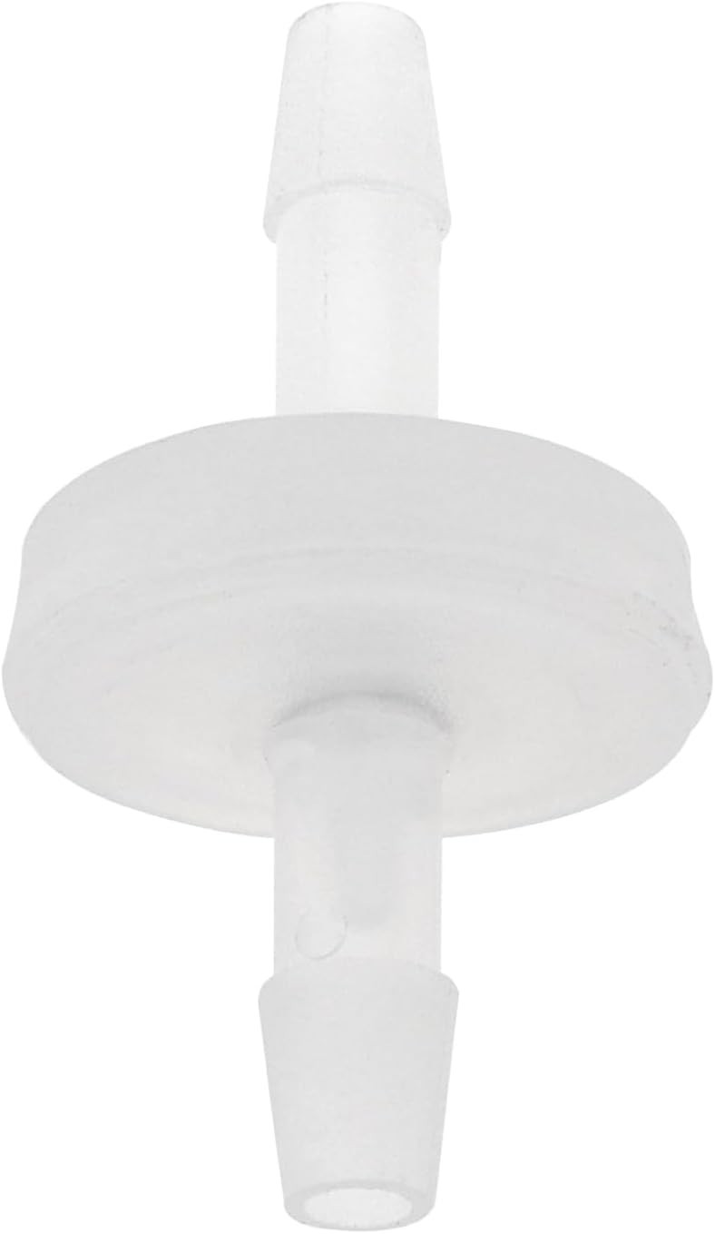 1/4″ Plastic Check Valves 10pcs, One Way Barb Hose Inline Non Return Valve fo…