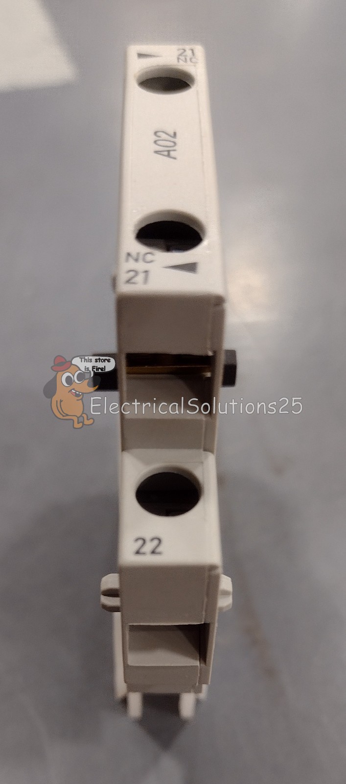 New Allen Bradley 100-MCA02 Auxiliary Contact Block 2 NO 600V – Free Ship