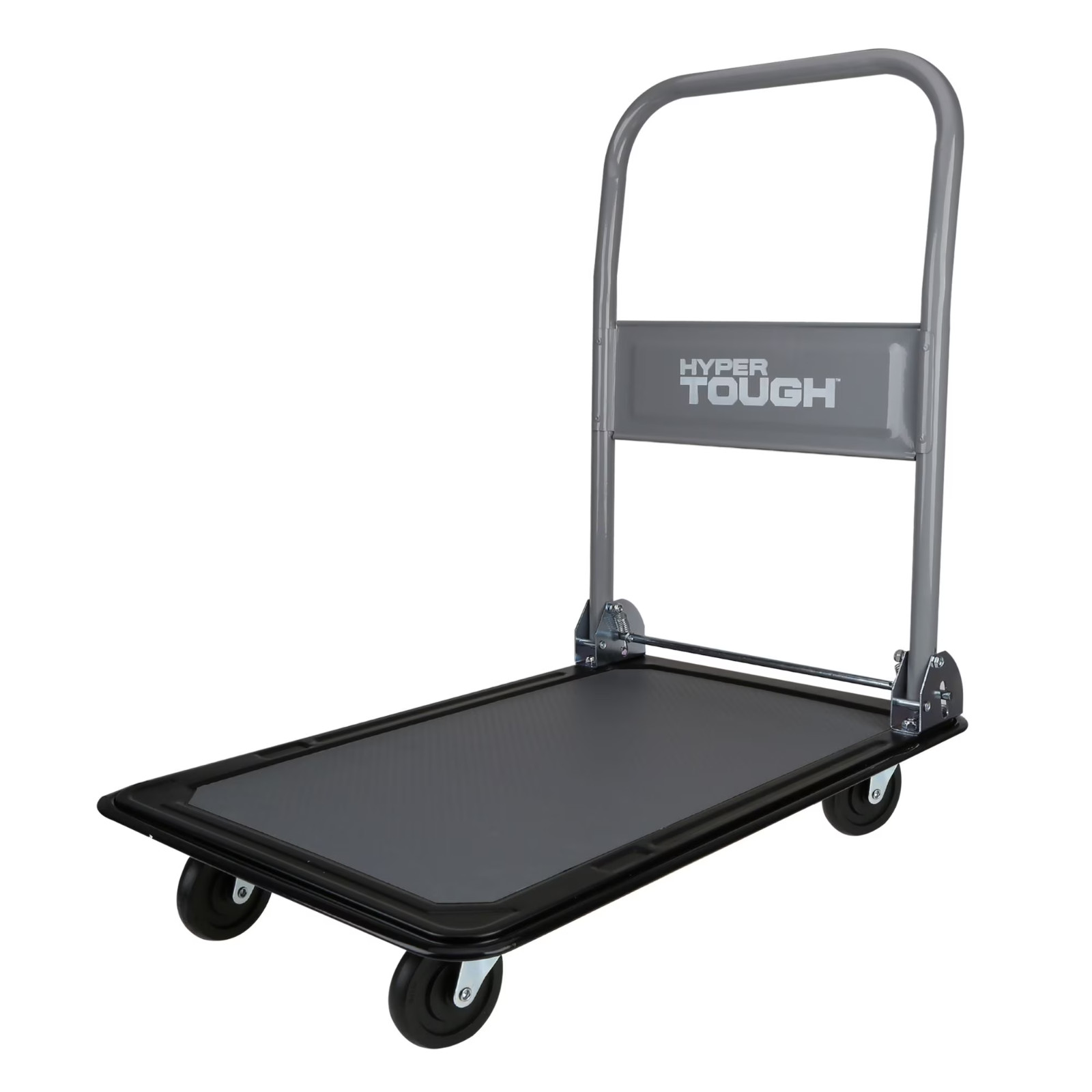 Hyper Tough 300 Pound Capacity Heavy Duty Utility Rolling Cart, Blue/Gray