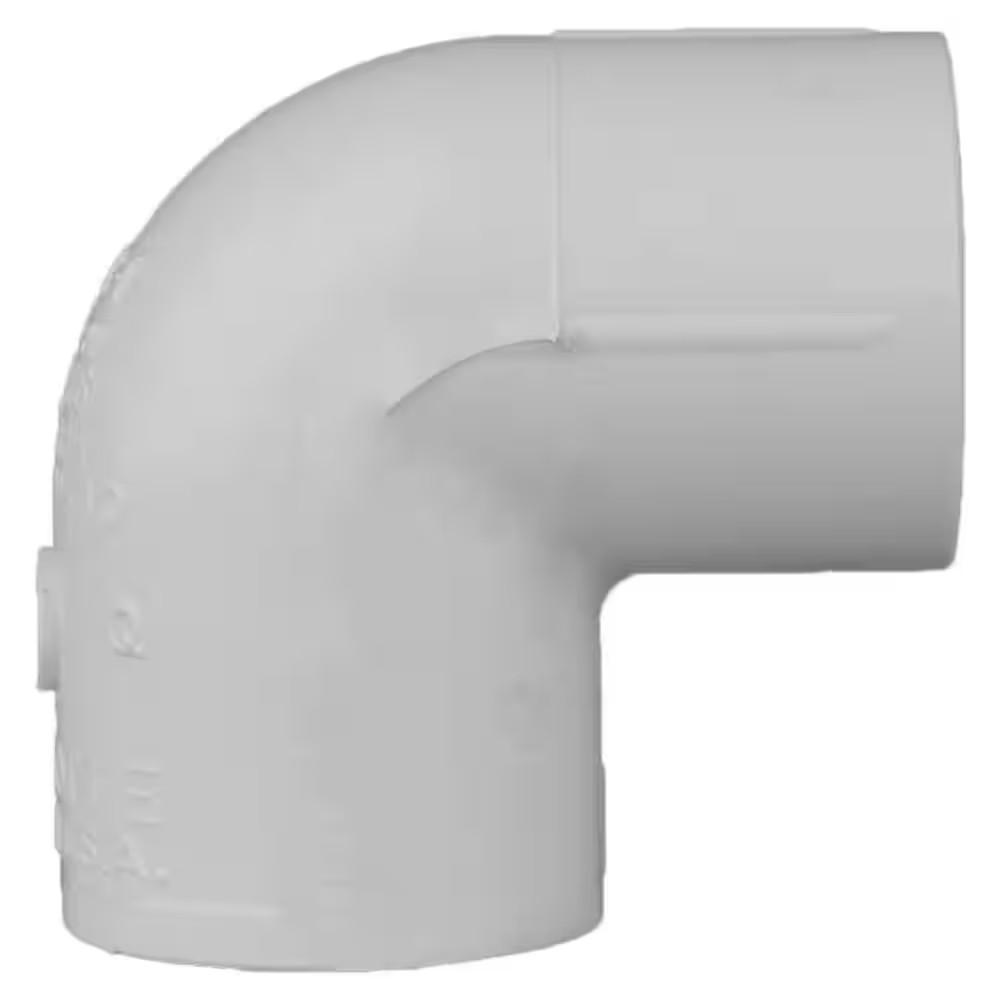 3/4 in. PVC Schedule. 40 90° S x S Elbow Fitting