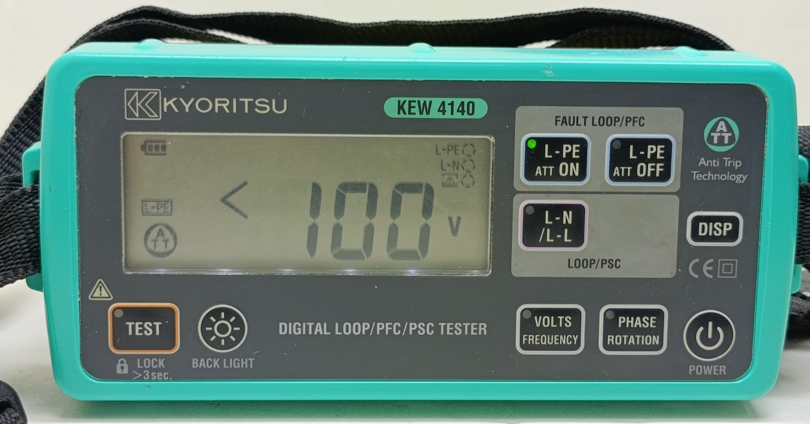 Kyoritsu KEW4140 Digital LOOP/PFC/PSC Impedance Tester CAT III 300V L-L MAX 500V