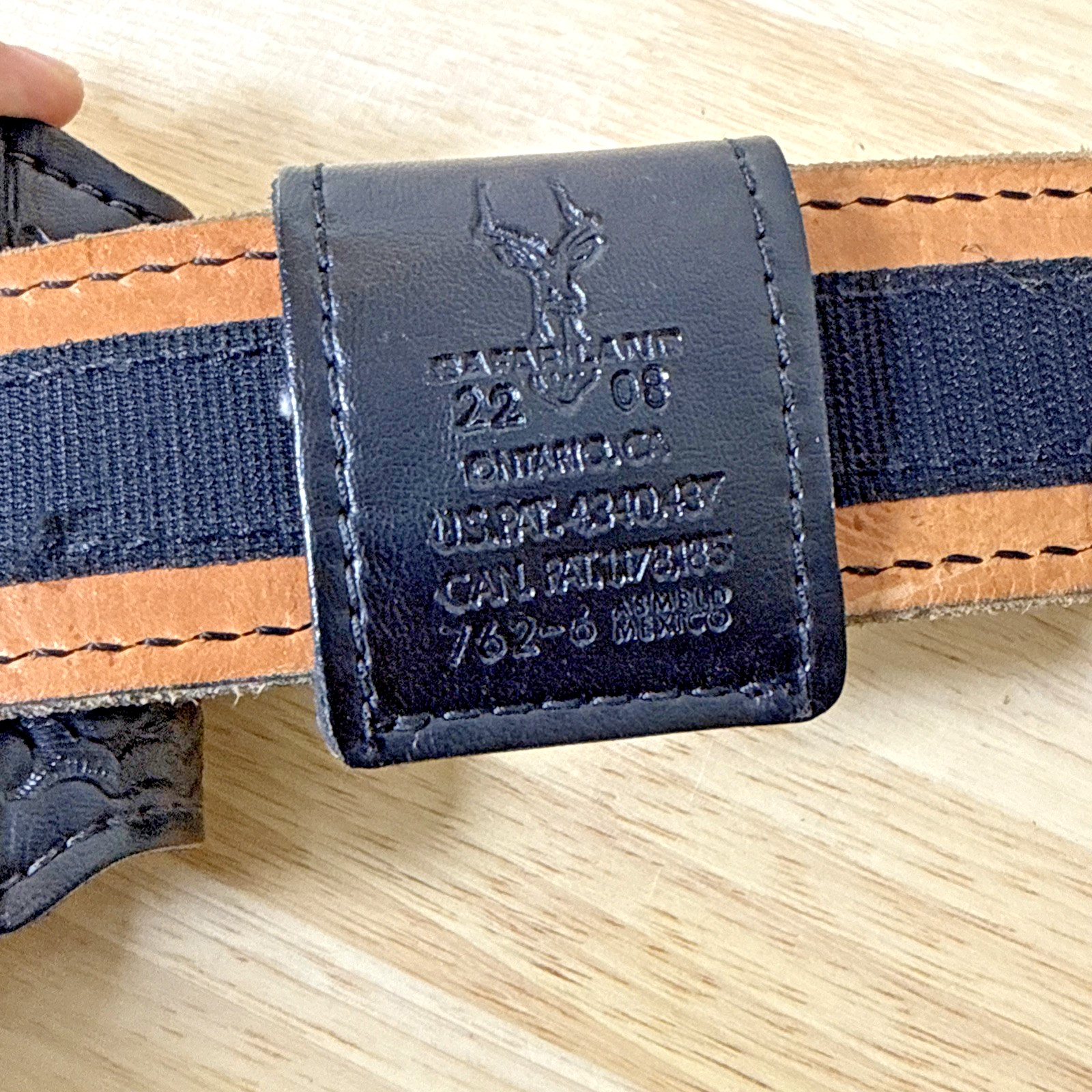 Safariland Model 94 Tactical Leather Belt w/ Gun Holster & Attachments READ