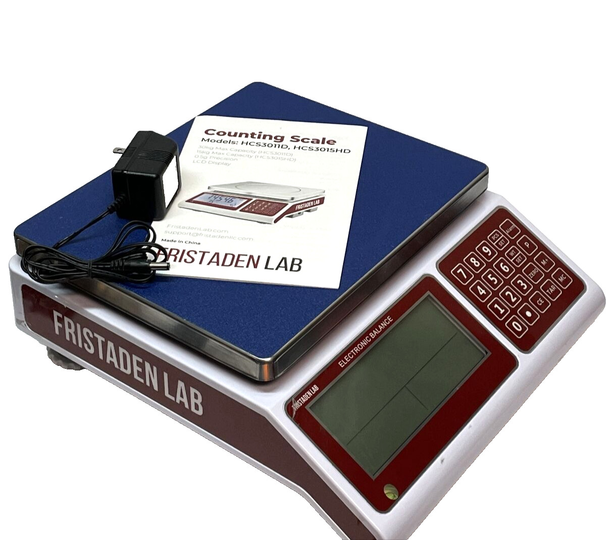 Fristaden Lab HCS3011D Digital Counting Scale 30kg x 0.5g Parts Counting – NEW