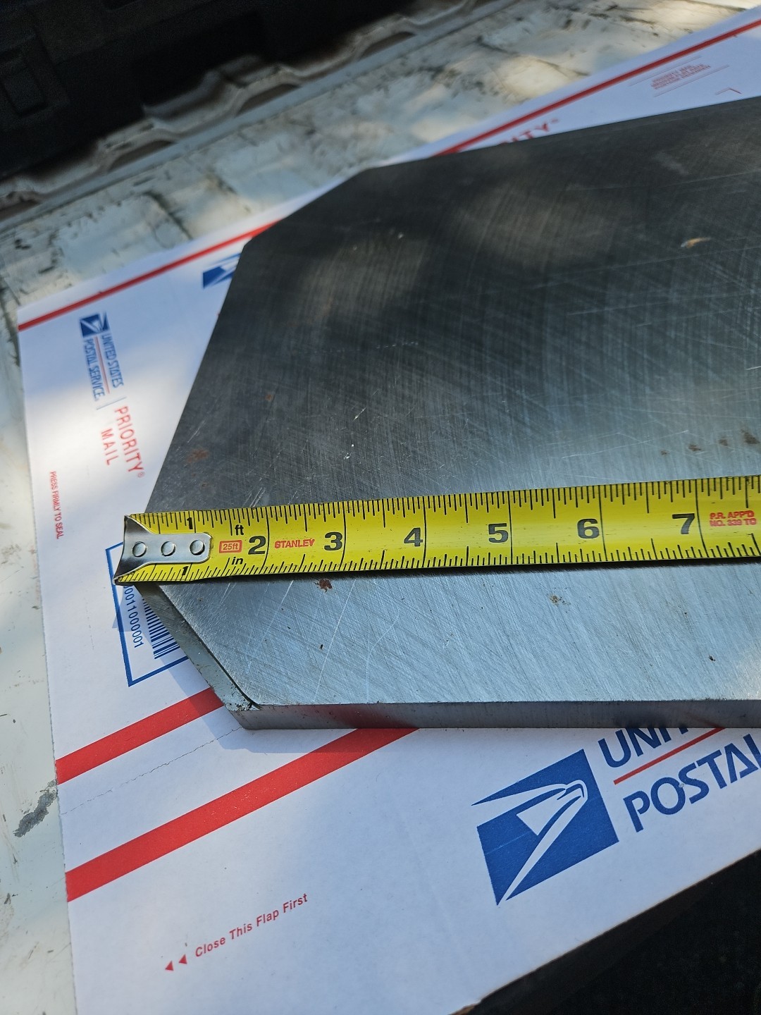 A572 Grade 50 Blanchard Ground Steel Plate 19-5/8″Long X 12″ Wide .626″ Thick