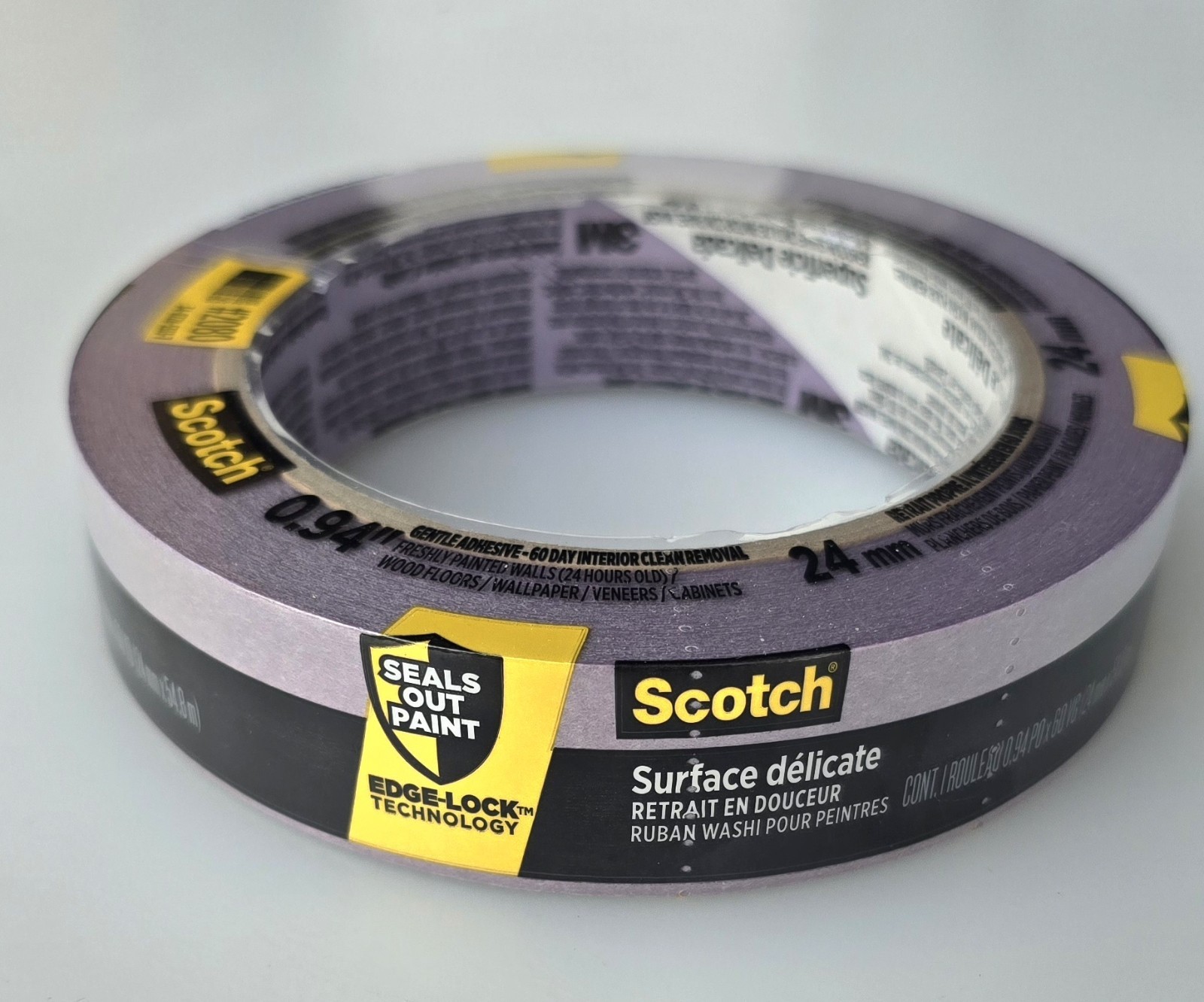Scotch Delicate Surface Painter’s Tape 0.94 in. x 60 yds. (Purple)
