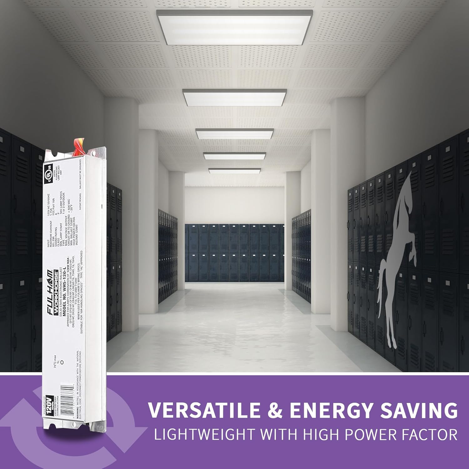 Lighting WH5-120-L Workhorse 5 Adaptable Electronic Fluorescent Lamp Ballast