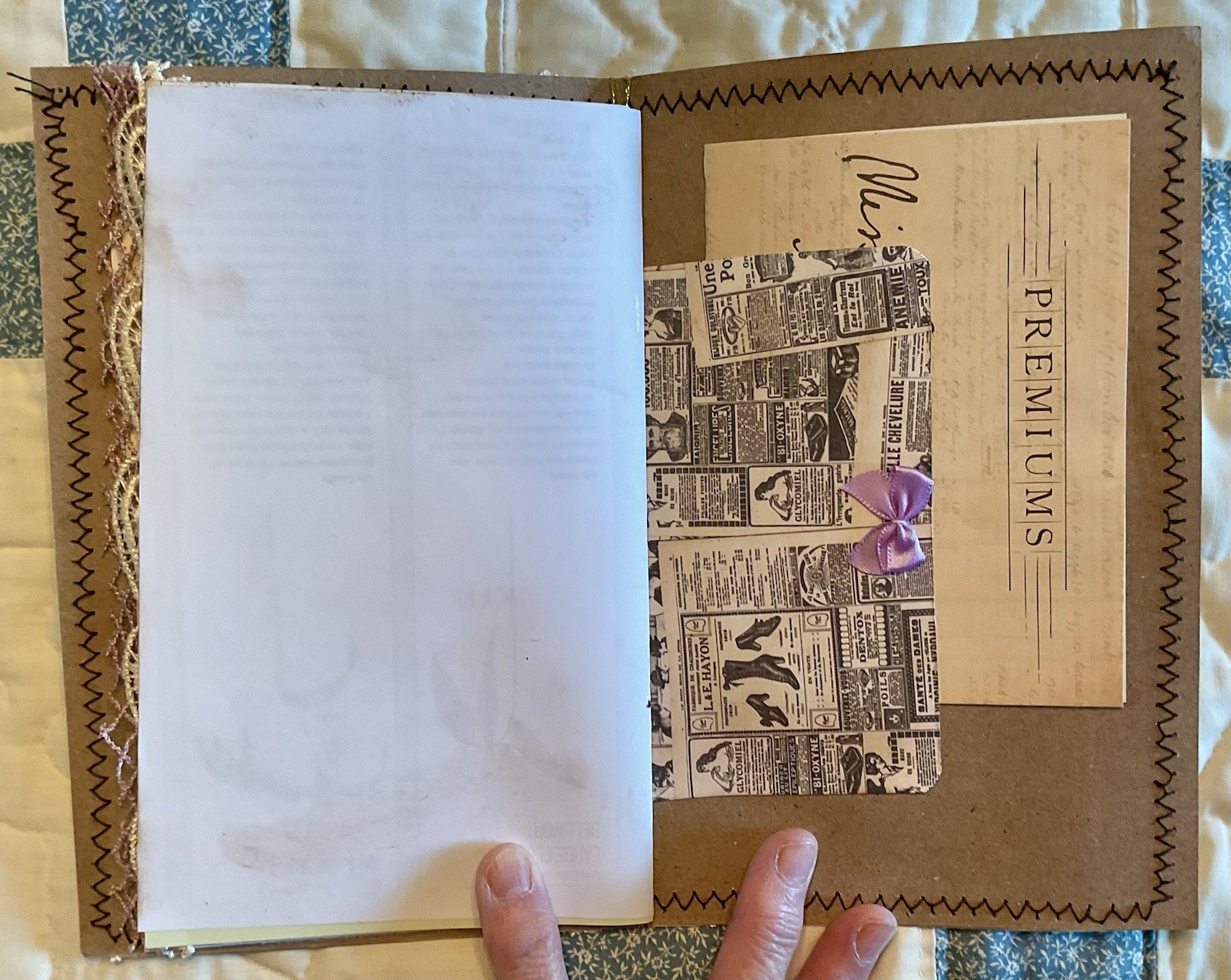 Handmade Junk Journal Natural Inspired