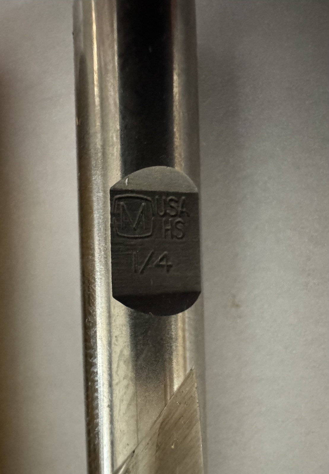 Lot of 4 New Assorted HSS Endmills-Various Size/Types/Brands (As Shown)