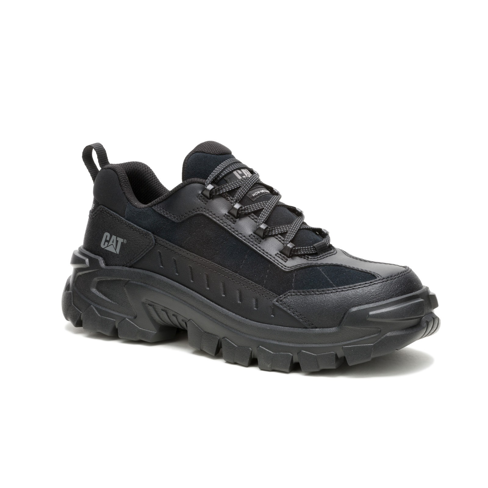 Caterpillar Invader Sport LO Composite Toe Mens Black Wide Work Shoes