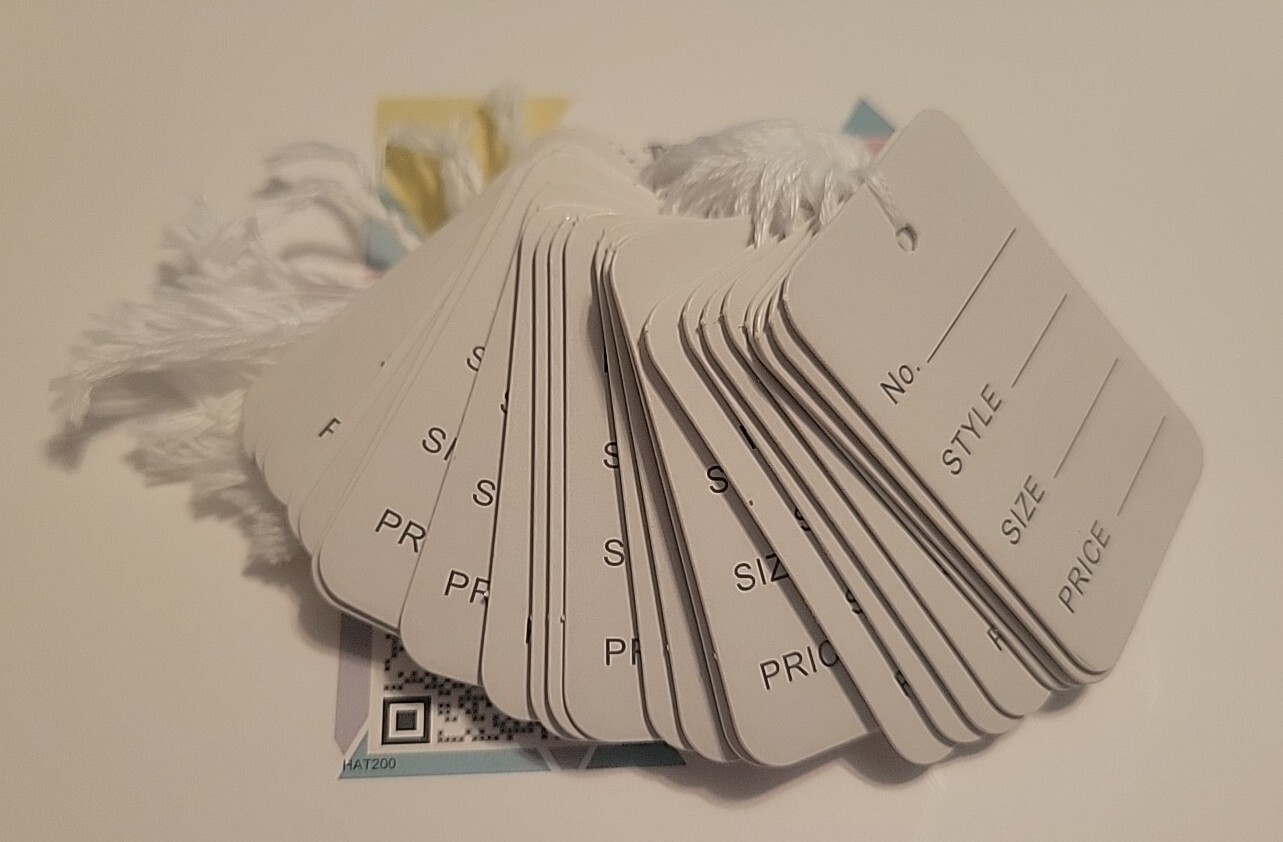 200pc Hand tags