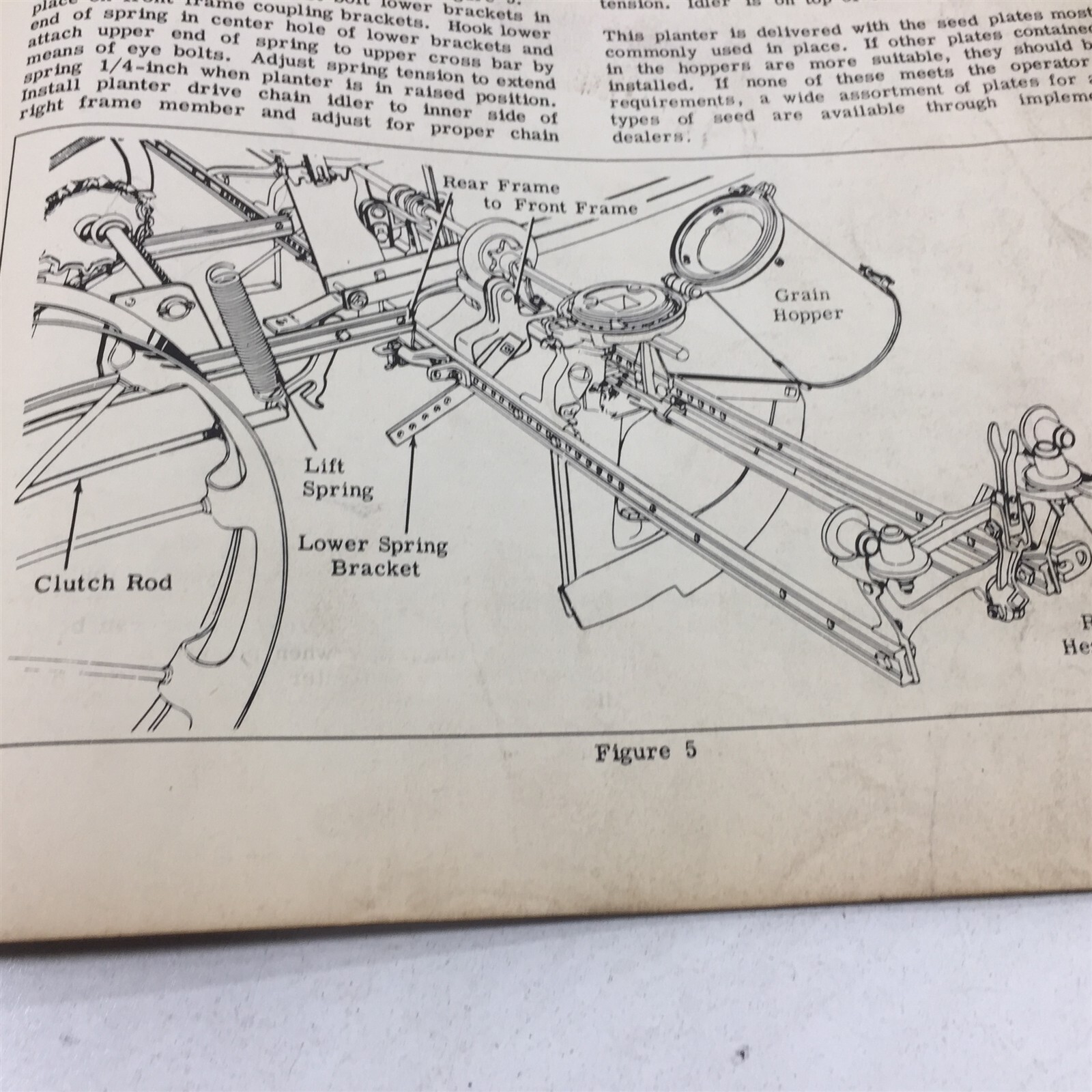 Genuine 1953 CO-OP Black Hawk 215T 235T Corn Planters Owner Manual
