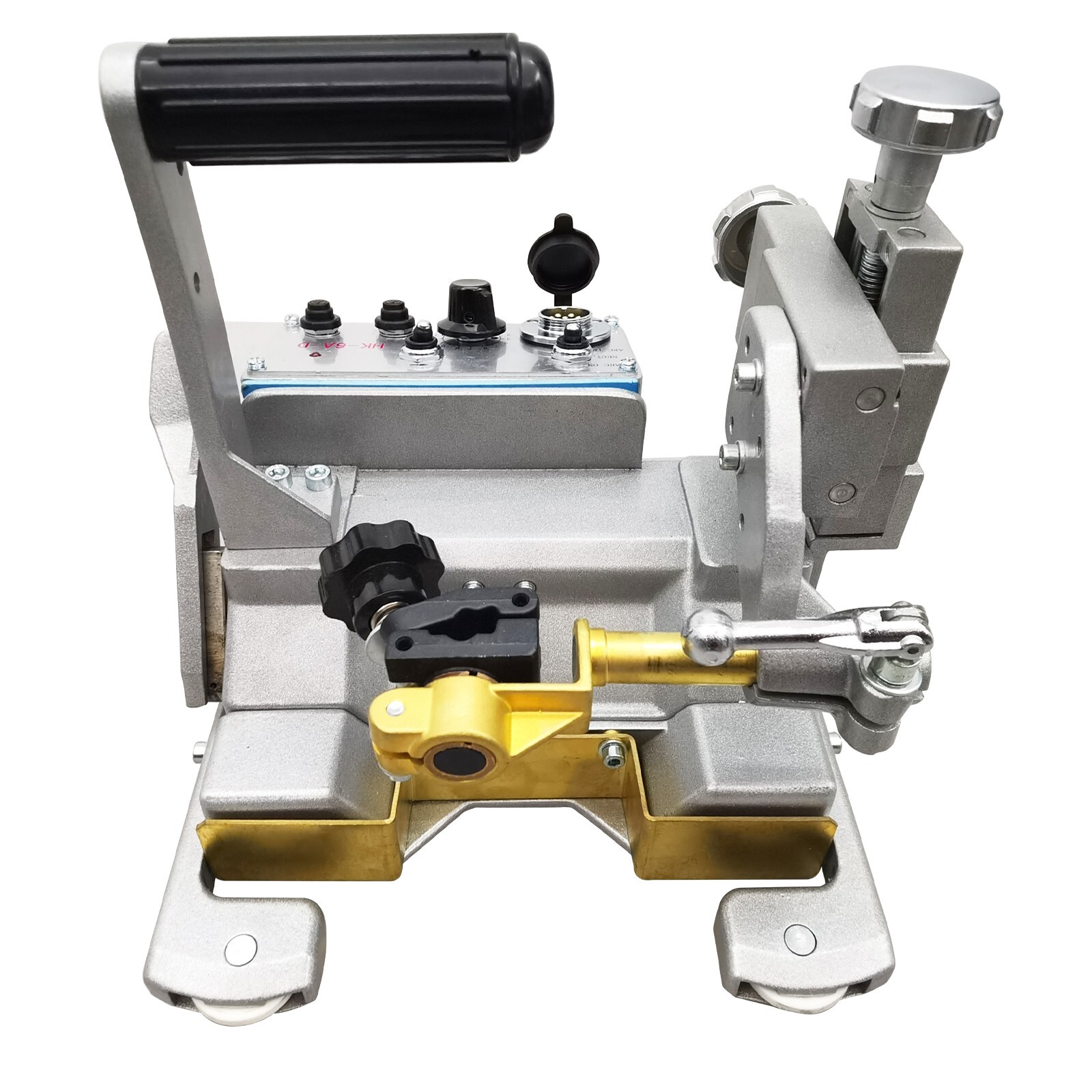 110V HK-6A-D Automatic Welding Trolley 150-800mm/min Flat Rail Welding Carriage