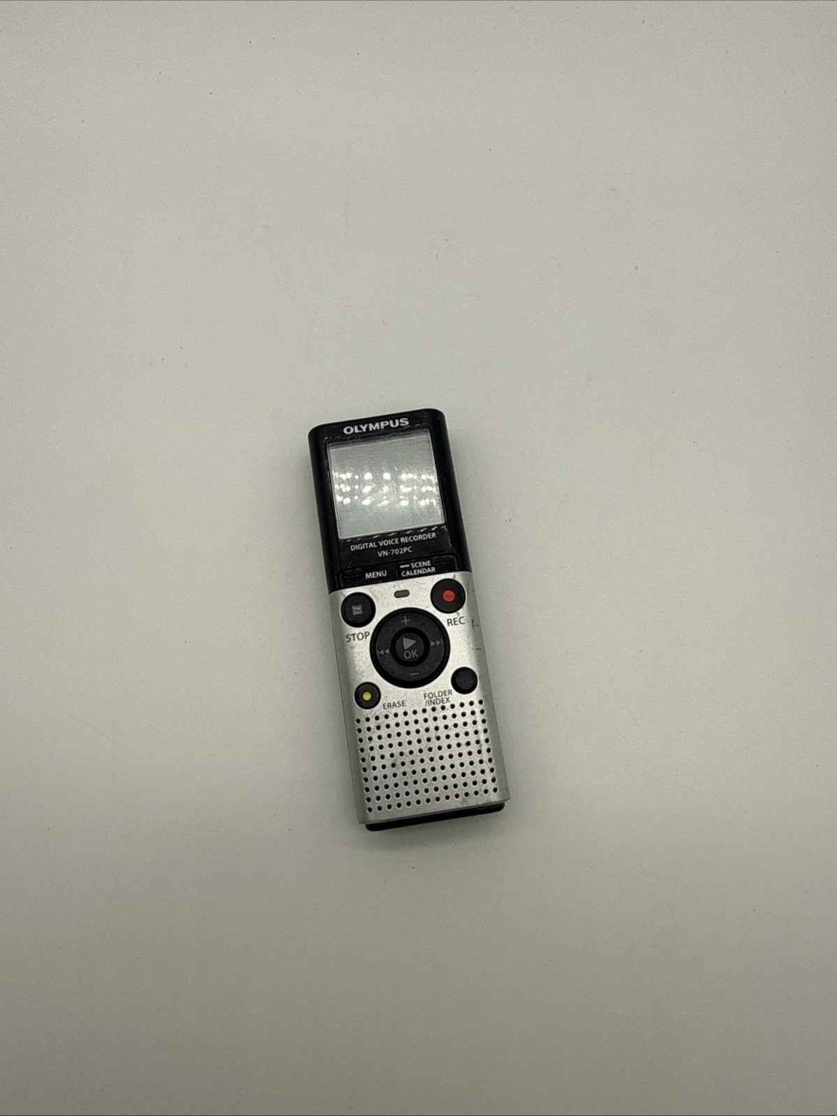 Olympus VN-702PC Black/Silver Handheld Micro SD Card Slot Digital Voice Recorder