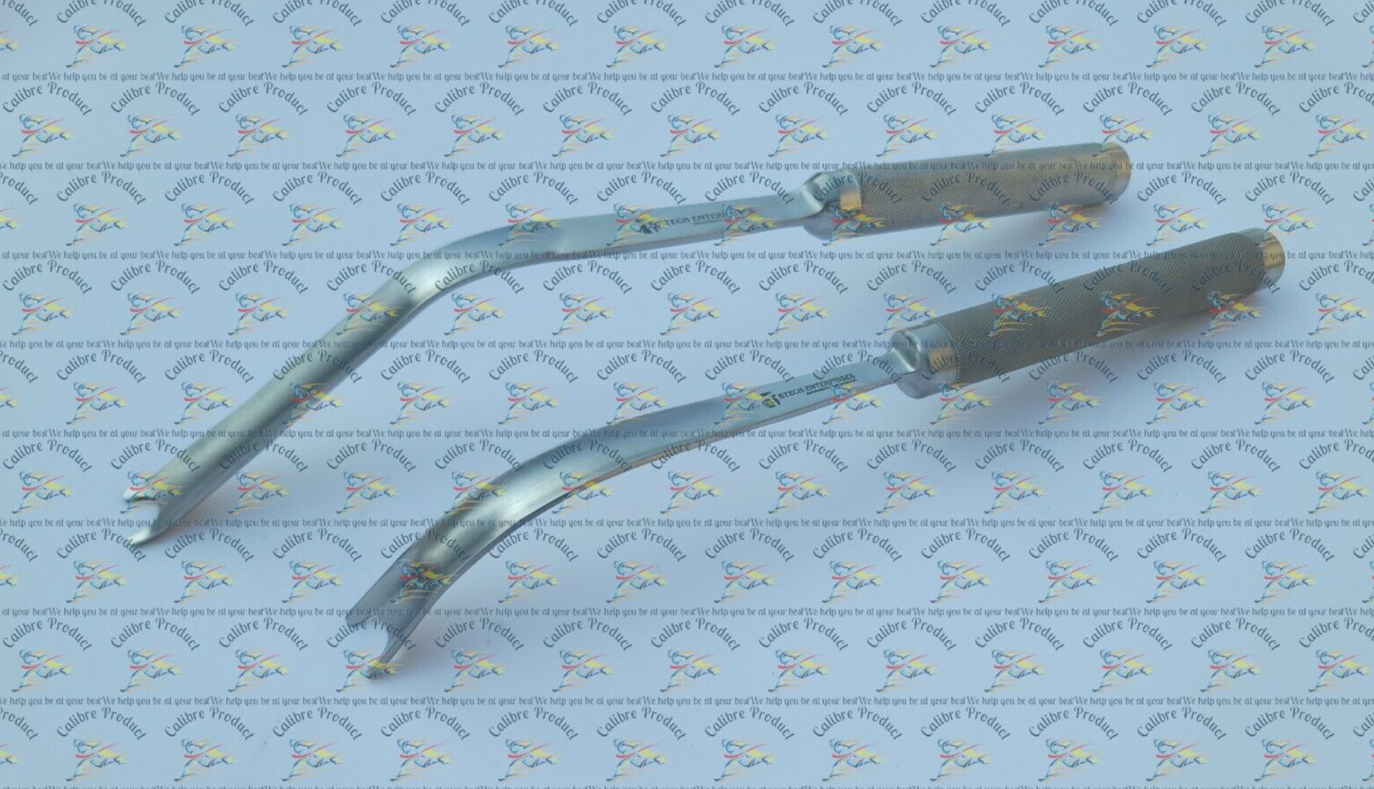 Set of 2 Femoral Mueller Type Elevator 25mm Orthopedic Dislocation Lever Hip