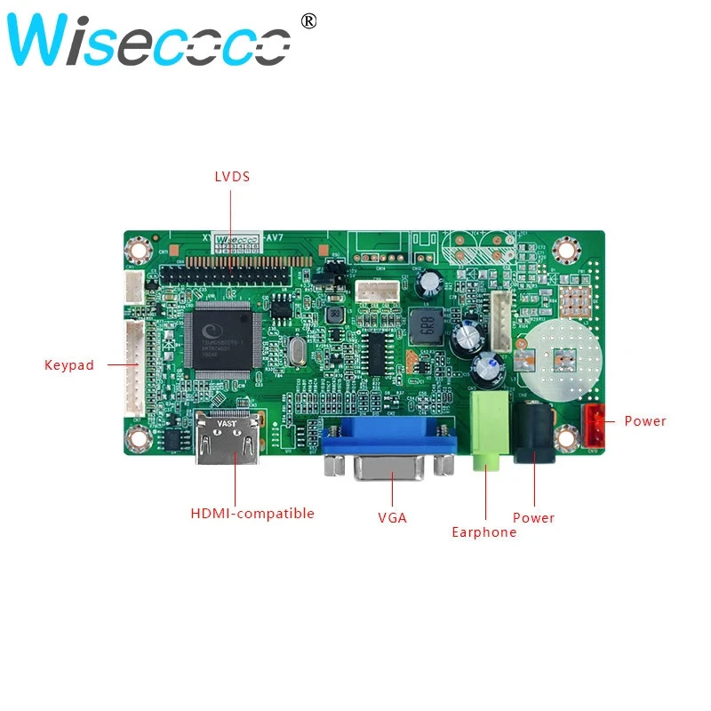 12.3» High Brightness LCD Display HDMI Sunlight Readable Panel Controller Board