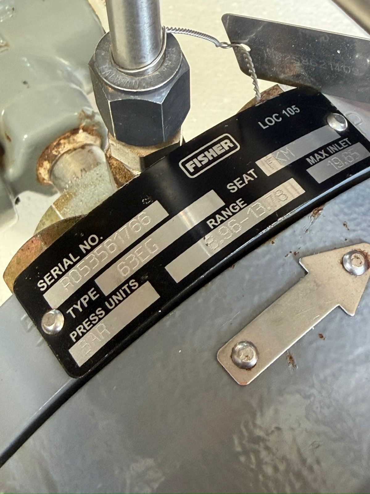 FISHER 63EG 3″ CL150 BACKPRESSURE / RELIEF REGULATOR MR98H PILOT FKM SEAT