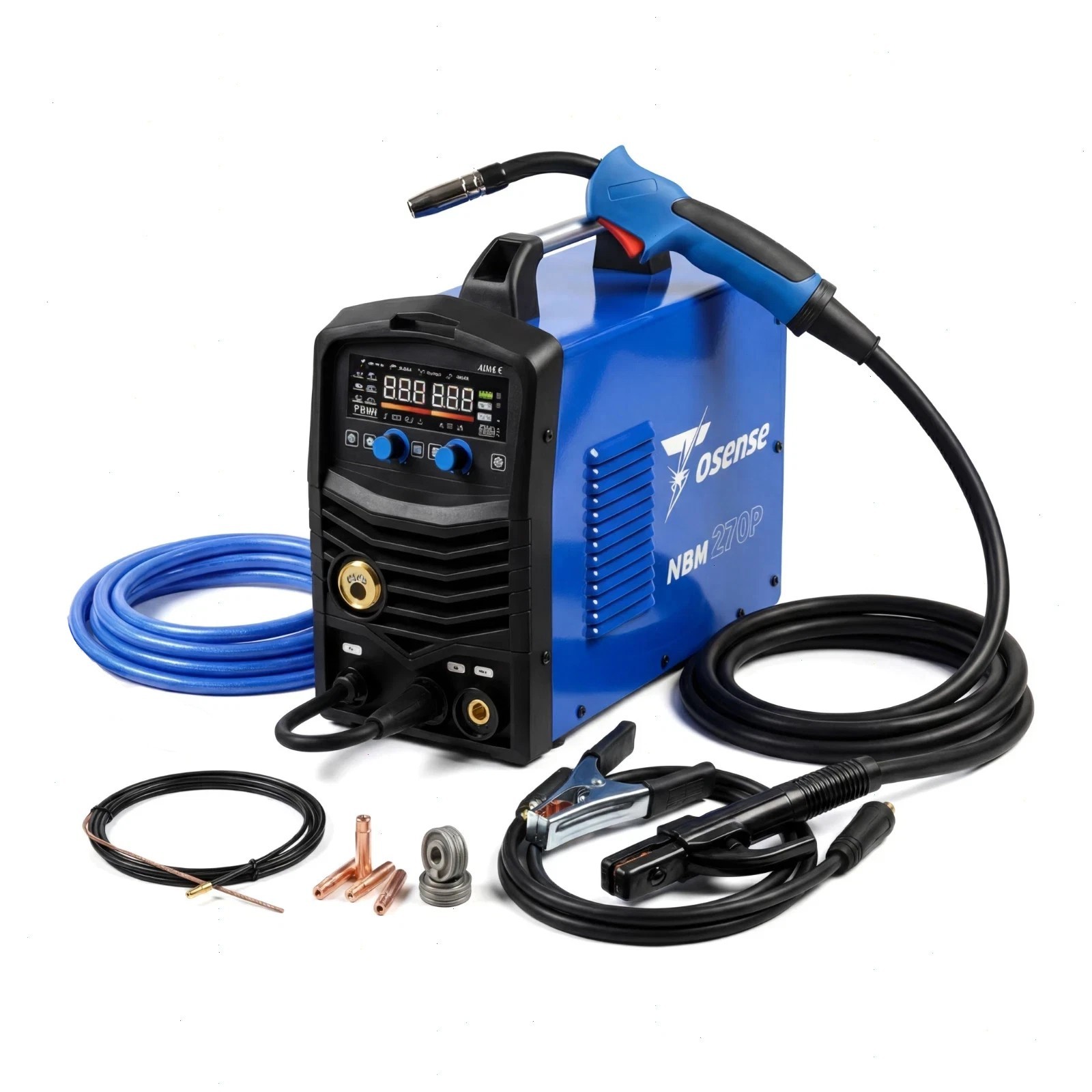 5-IN-1 270A Aluminum MIG Welder 110V/220V Gas MIG/Gasless MIG/LIFT TIG/Stick/Alu