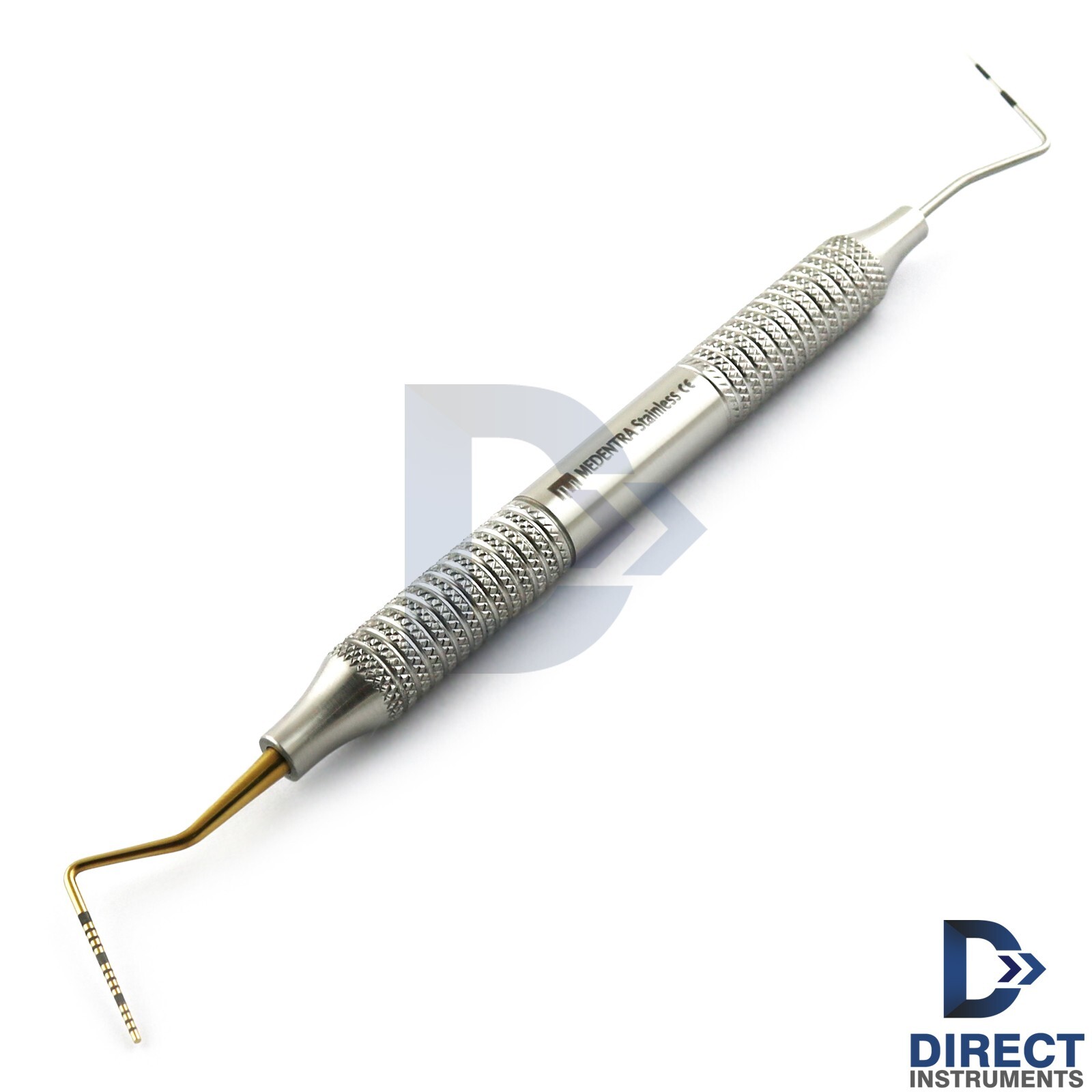 Gold Tip UNC15 / CP12 Color Measurements Dental Periodontal Probe Hollow Handle