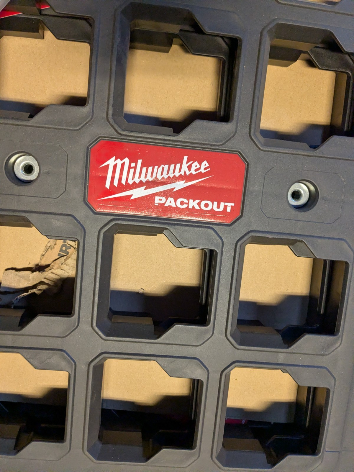 Milwaukee PACKOUT Mounting Plate: 1.1" H, 18.4" L, 23.4" W Qty 5
