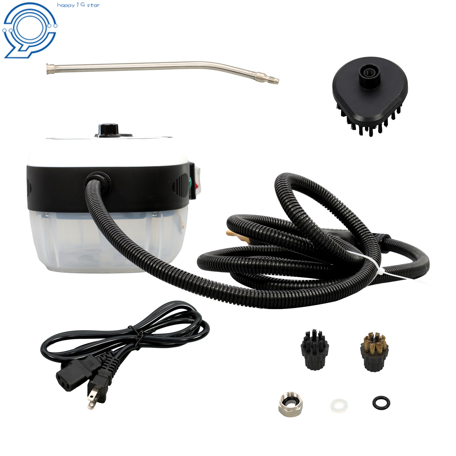 Steam Mop & Cleaner 2500W for Hardwood Floors & Auto Detailing Accessories