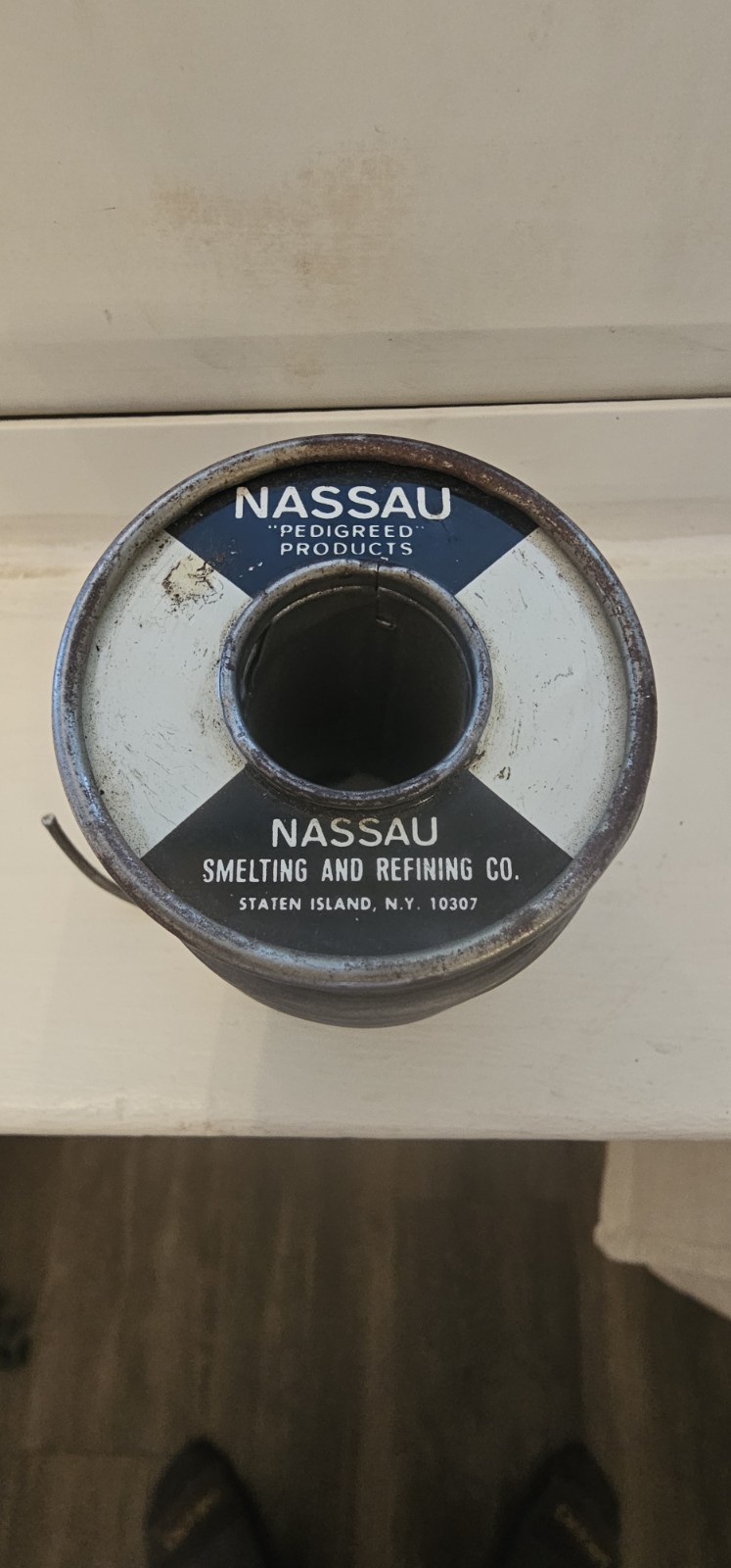 Nassau Lead Lashing Wire with Copper Core ~1 Lb