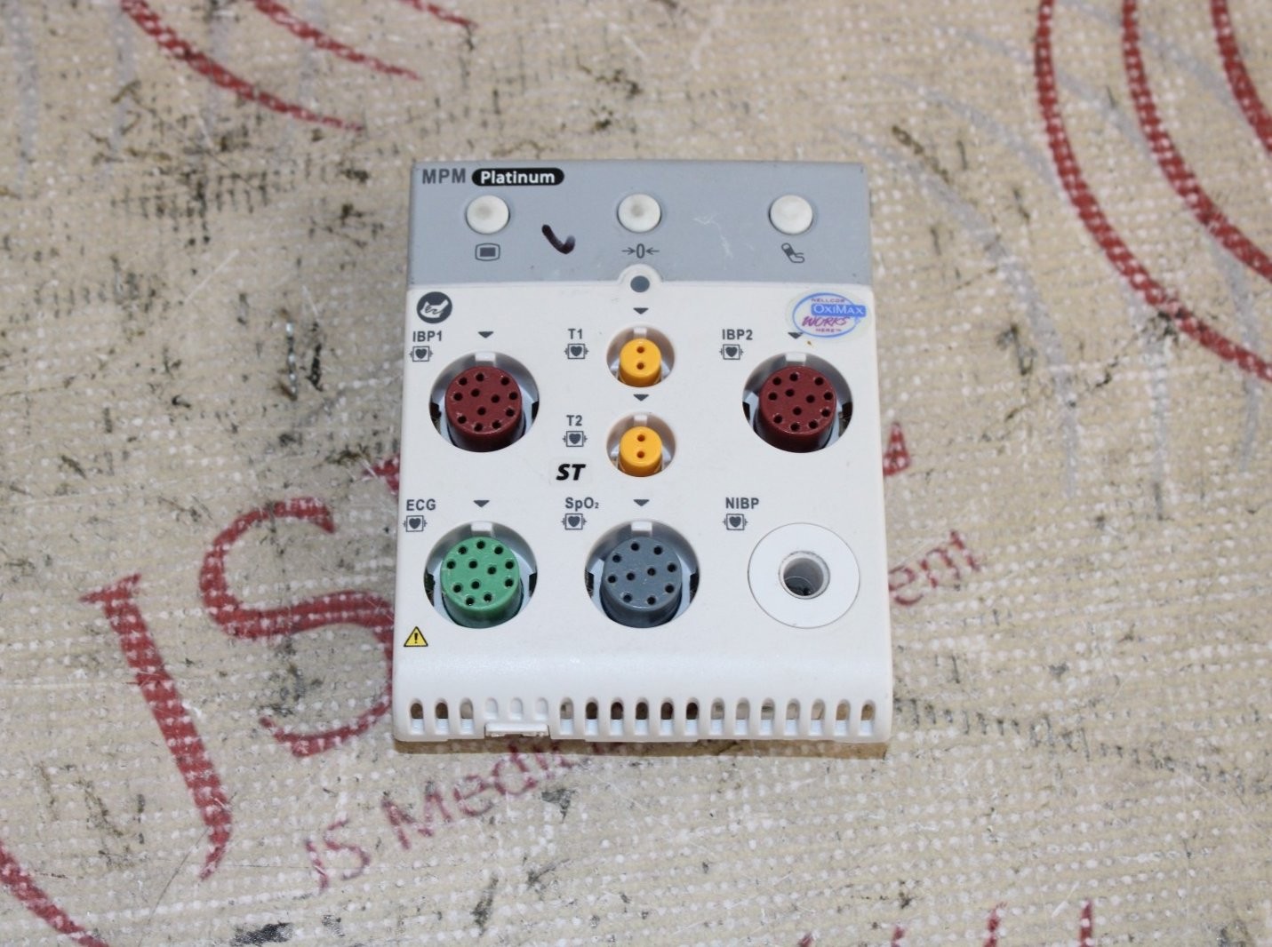 Mindray MPM Platinum Front Panel ASSY Nellcor Oximax