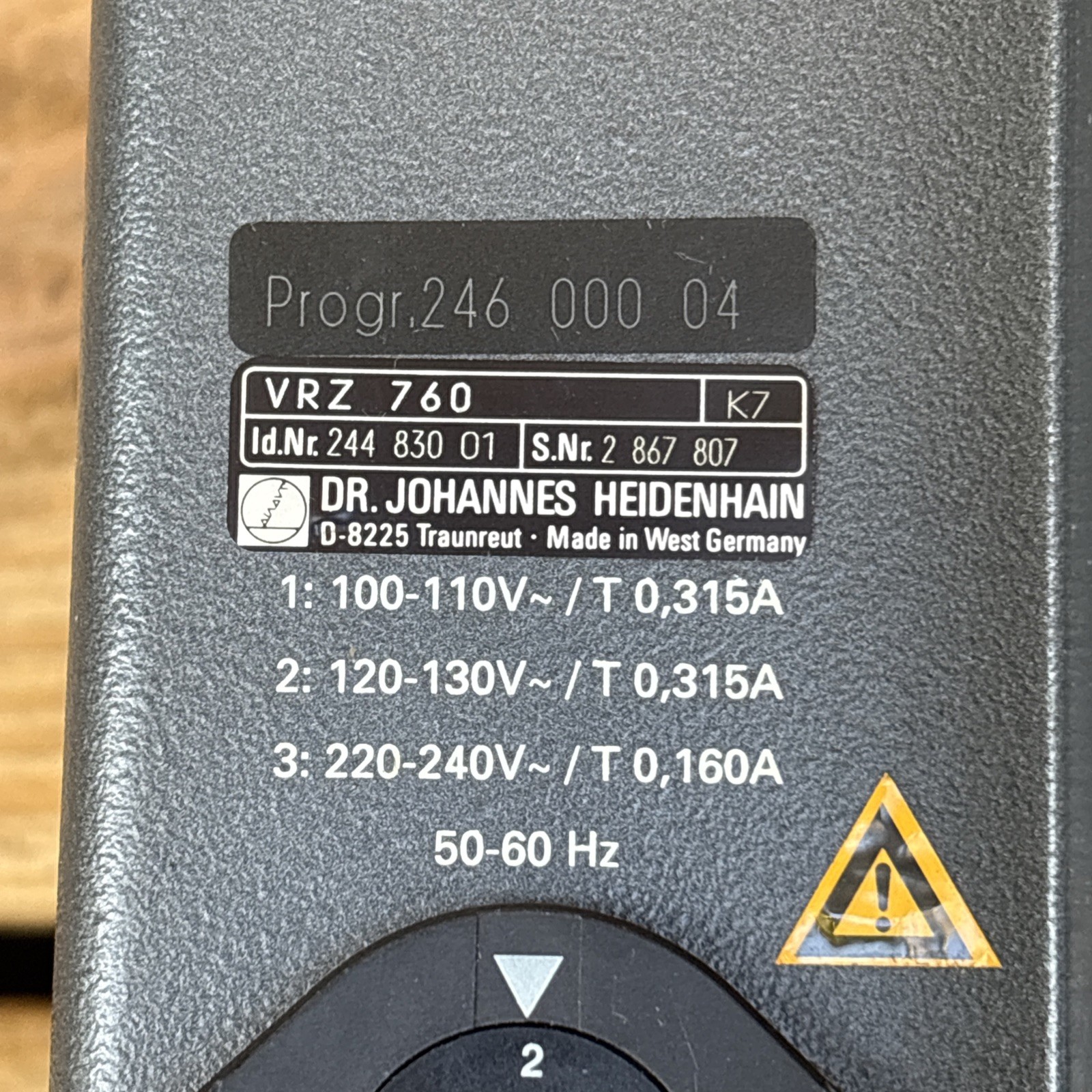 Heidenhain VRZ760 Used Pilot Axis Controller
