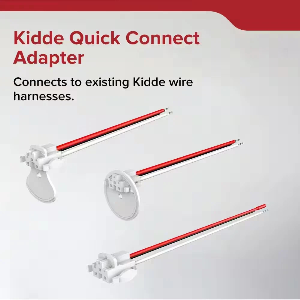 Quick Connect Wiring Adapter for Hardwired Smoke and Detectors Free Ship NEW