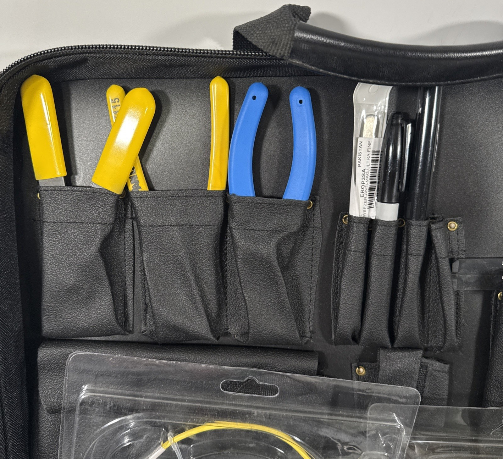 Panduit Opti-Cam Fiber Optic Termination Kit FKITCASE OCTT Black Professional