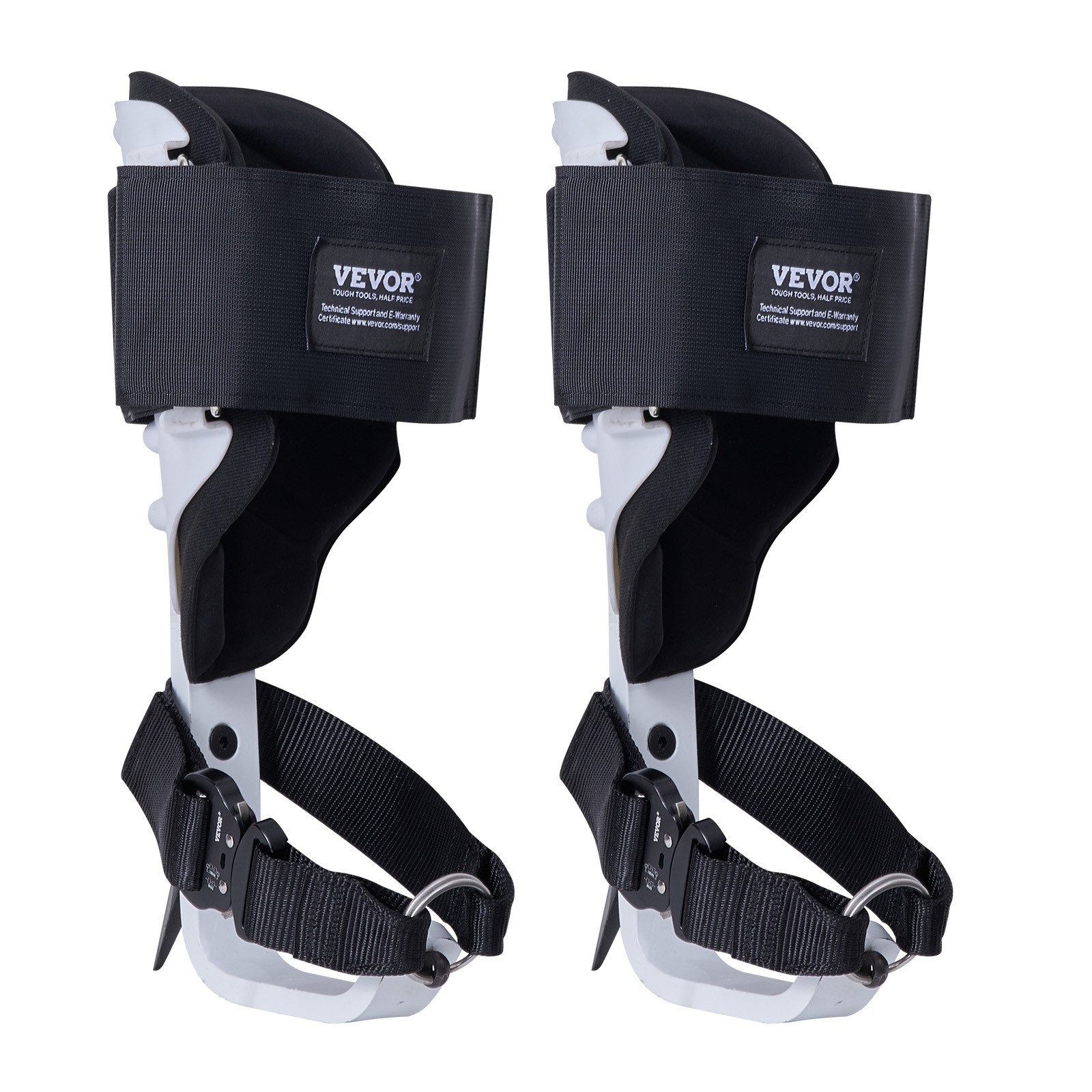 VEVOR Tree Climbing Spikes Climbing Spurs Gear Aluminum Arborist Equipment White