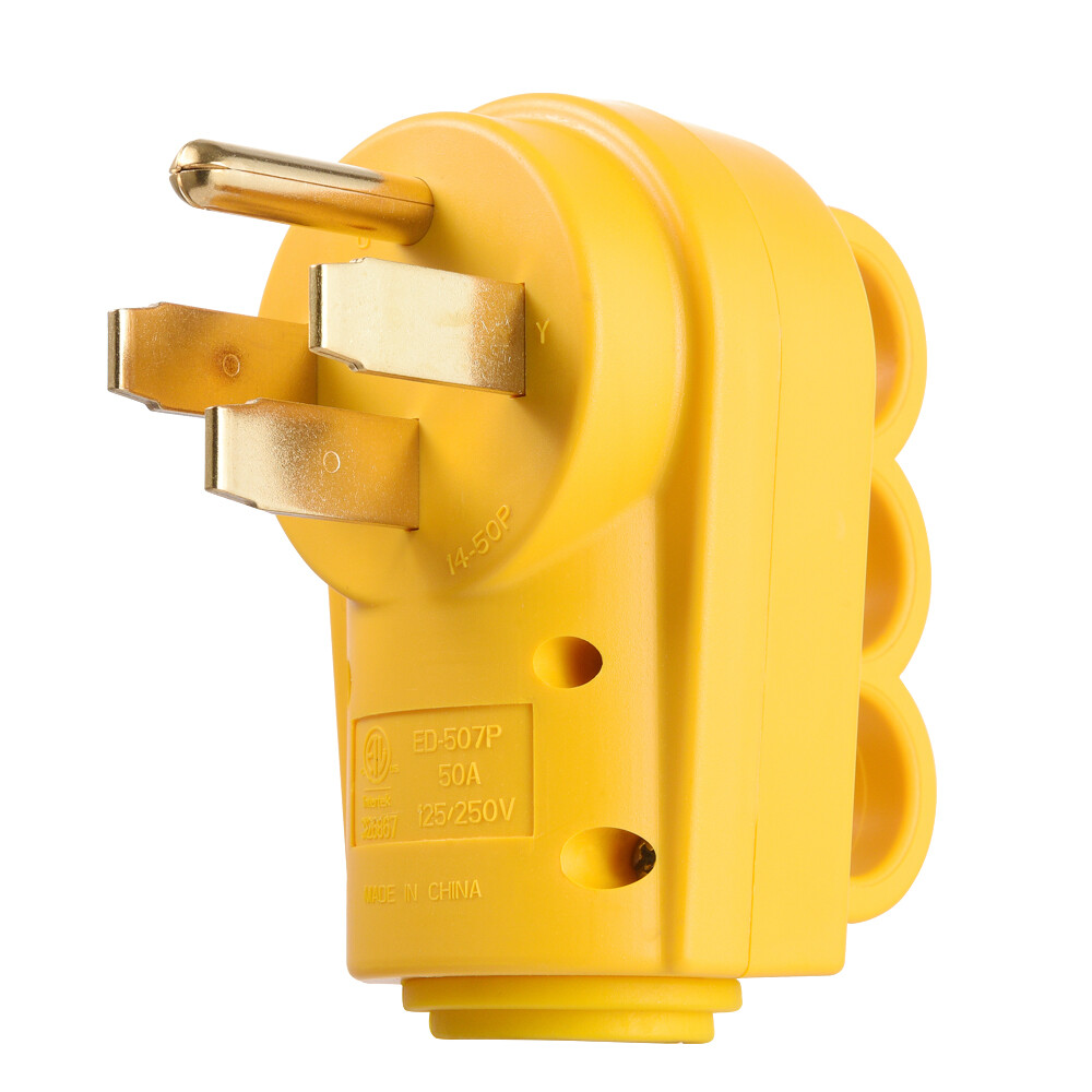 RV 30A/50A Receptacle Plug Male/Female Power Cord End Electrical Relacement 125V