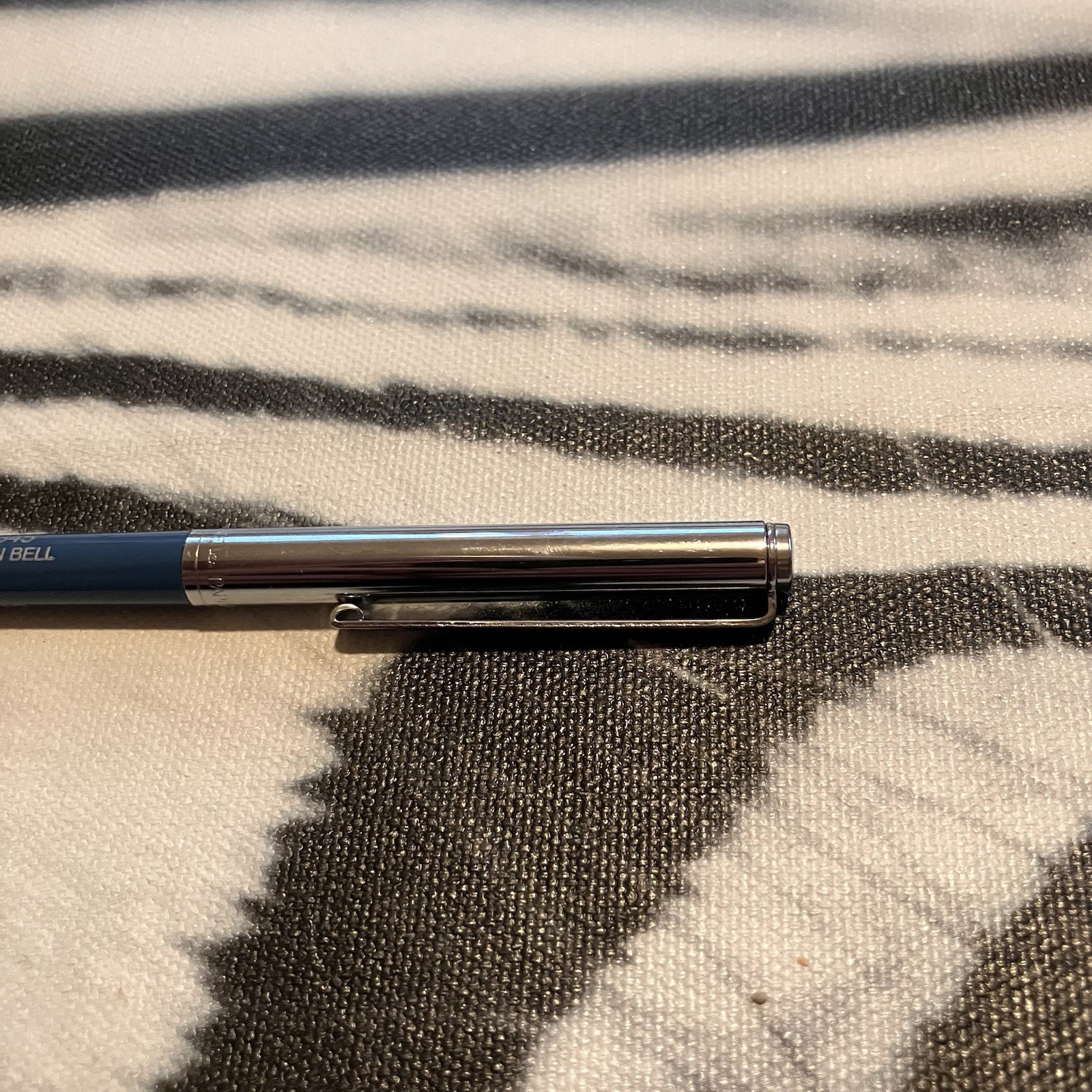Vintage Paper Mate Double Heart Mechanical Pencil Blue Silver Twist