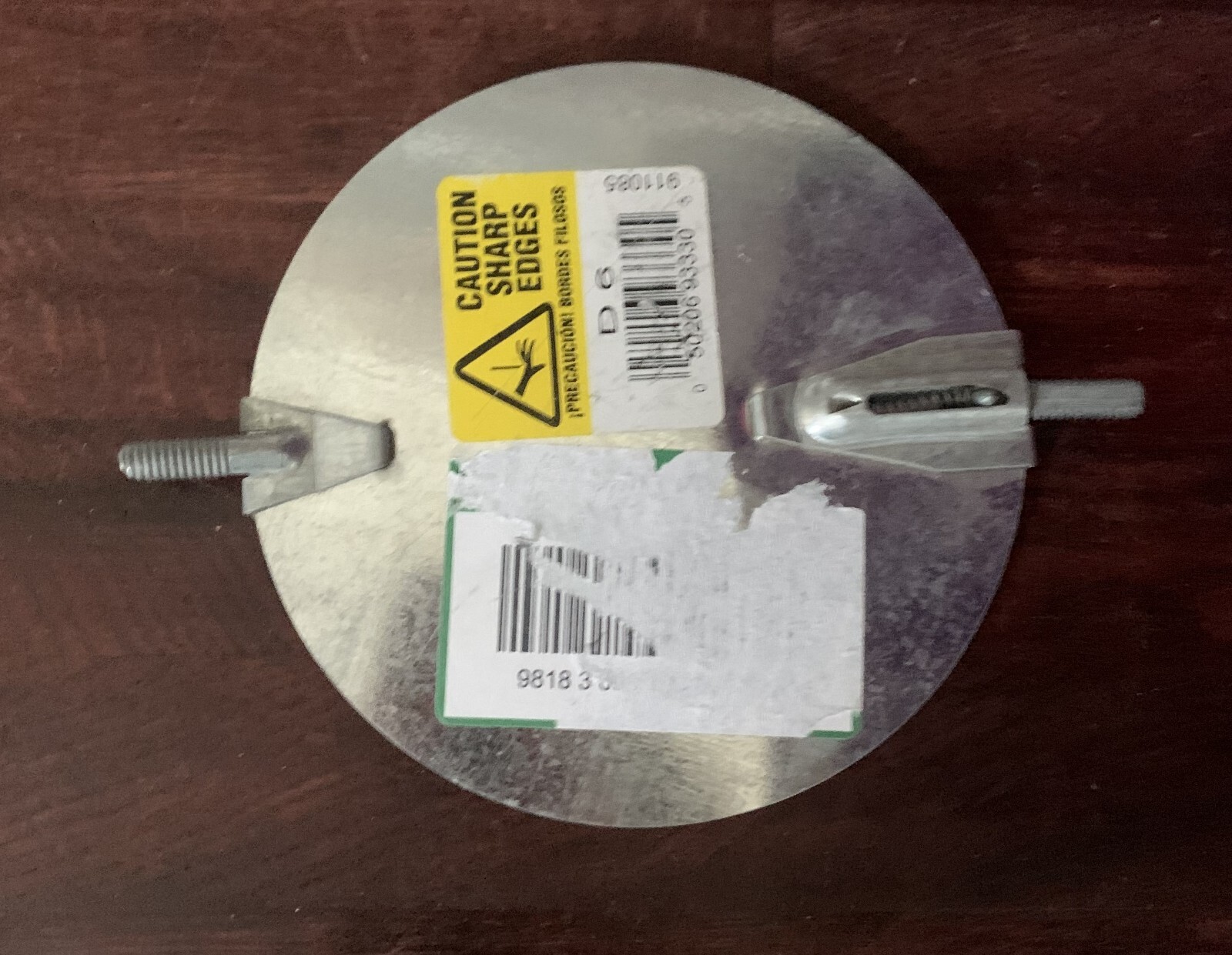 Master Flow 6 in. Galvanized Steel Damper Control Airflow, AS IS