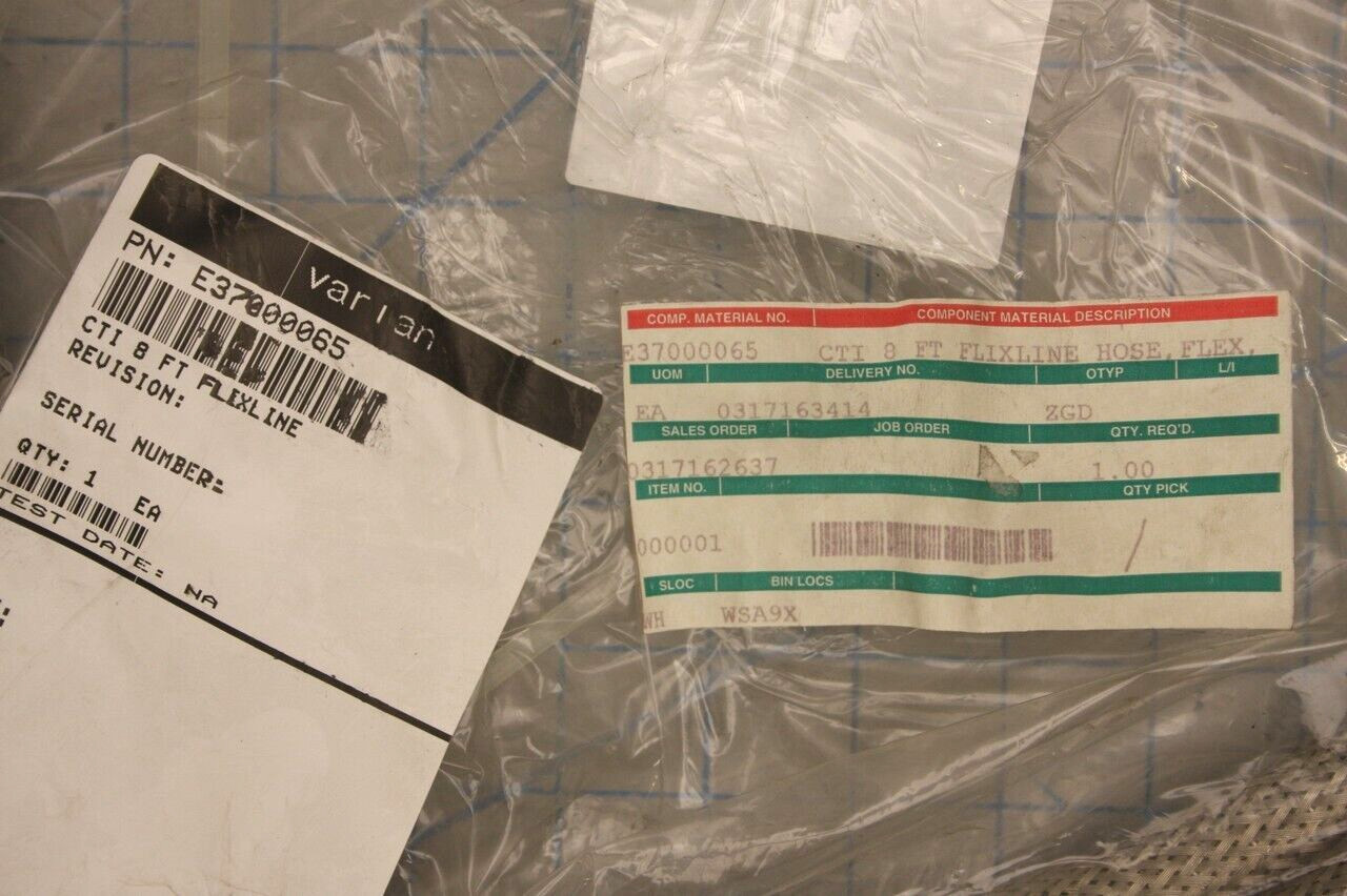 E37000065 / CTI, 8 FT FLIXLINE, HOSE, FLEX / VARIAN