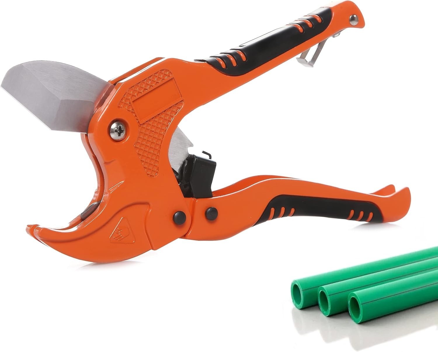 Ratchet Pipe Cutter, Cuts PEX, PVC and PPR up to 1-5/8 in. O.D. | One-Hand Tu…