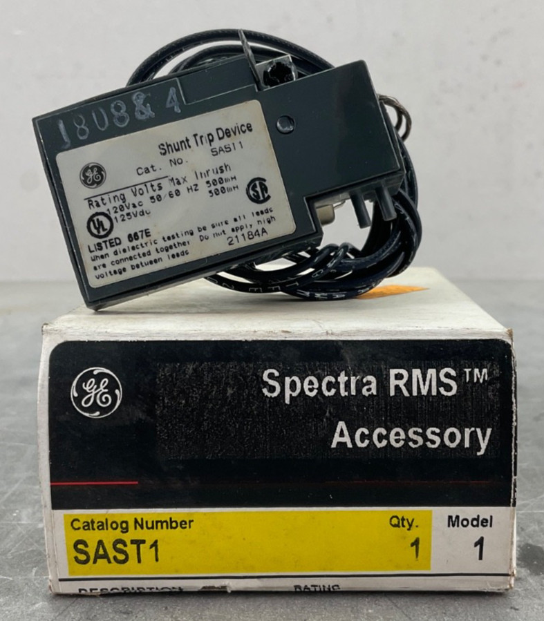 G.E. SAST1 SHUNT TRIP 120VAC 500mA SEDA/SEHA/SELA/SEPA/SFHA/SFLA/SFPA NEW