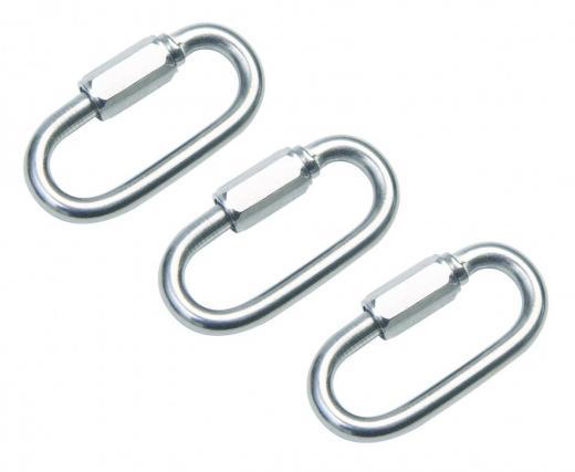 Quick Link Chain Rope Cable Strap Connector 3/16″ : 50 &100 pcs