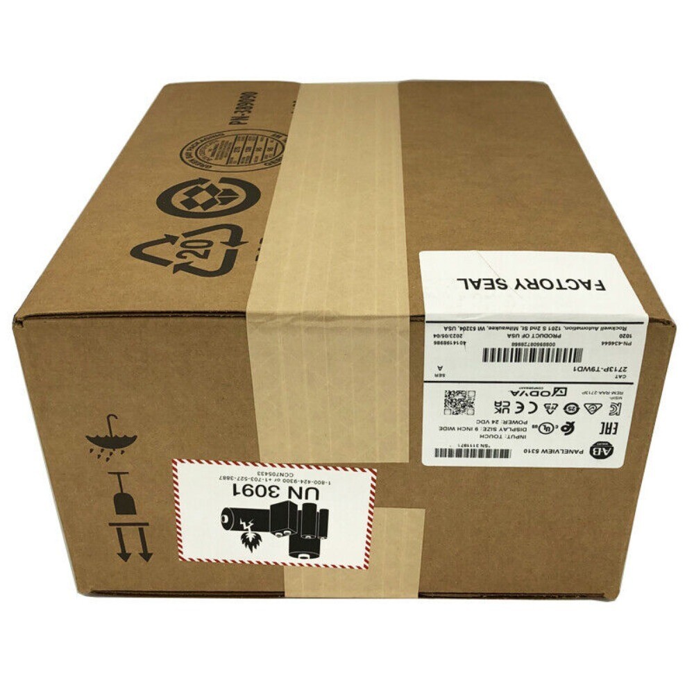 2713P-T9WD1 New Allen-Bradley AB PanelView 5310 Graphic Terminal 2713PT9WD1