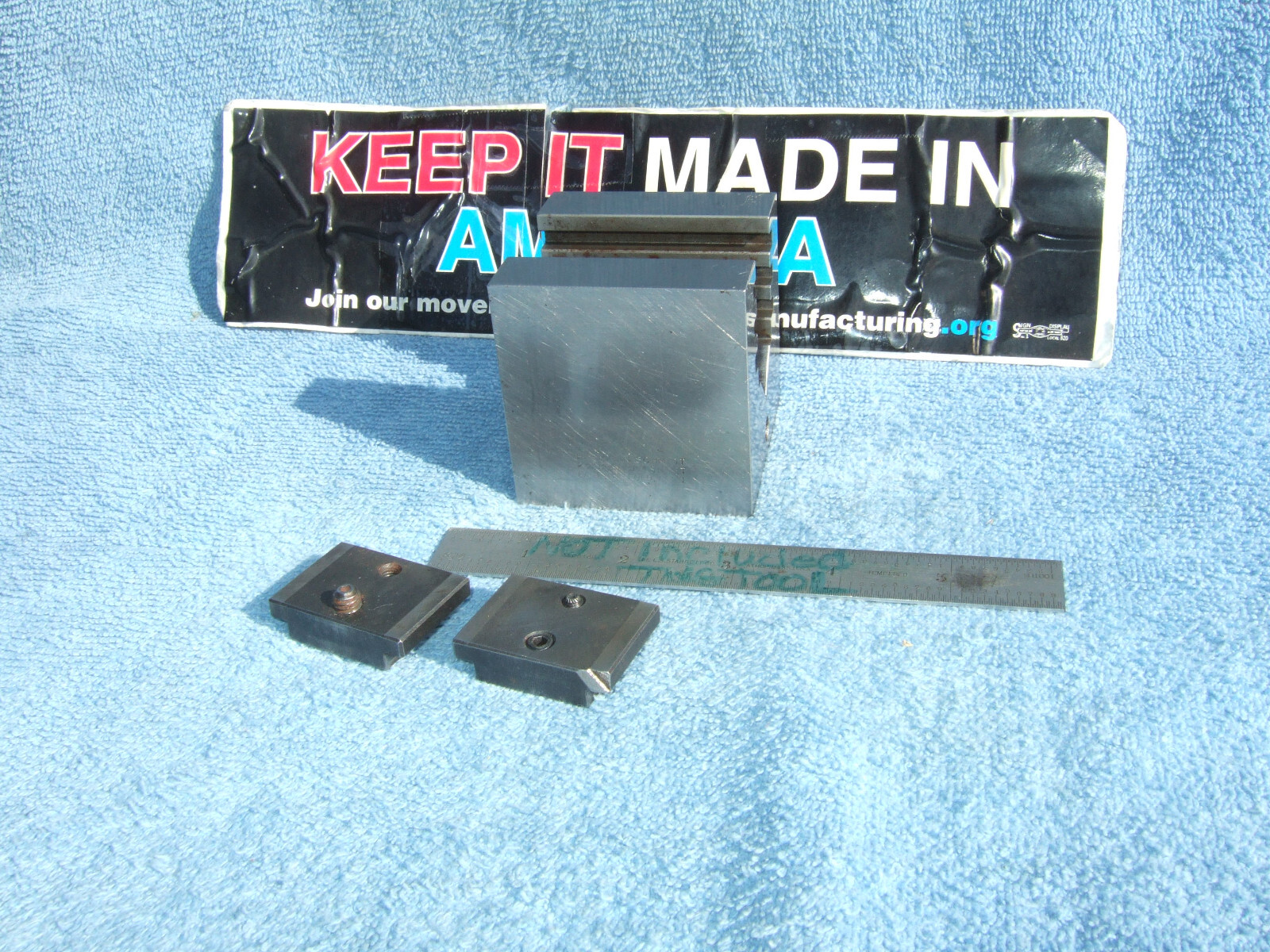 HERMANN SCHMIDT UCV W/CLAMP SQUARE GRIND V-BLOCK TOOLMAKER MACHINIST USED