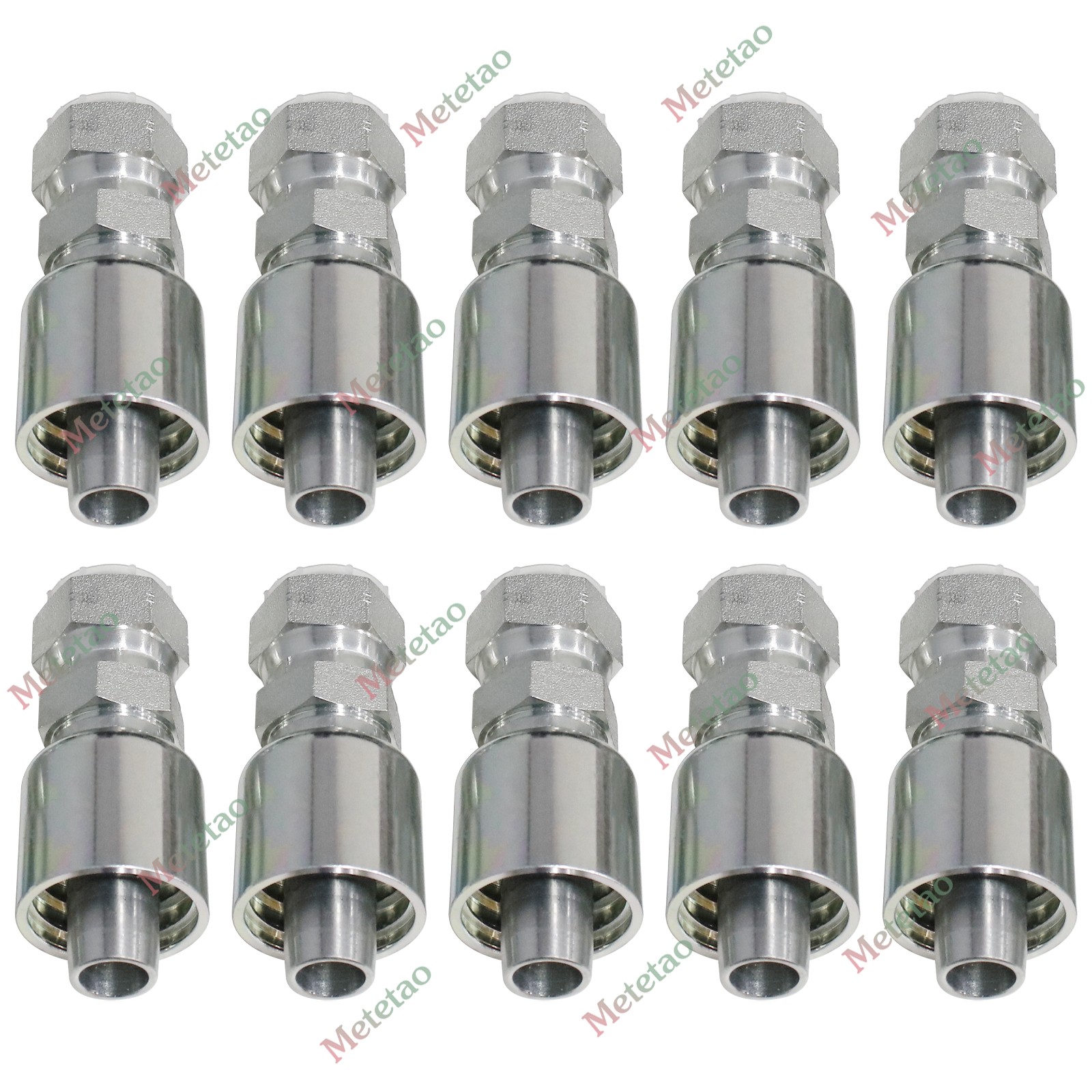 10PCS 10643-12-12 HYDRAULIC HOSE FITTINGS For Parker 3/4″ FEMALE JIC