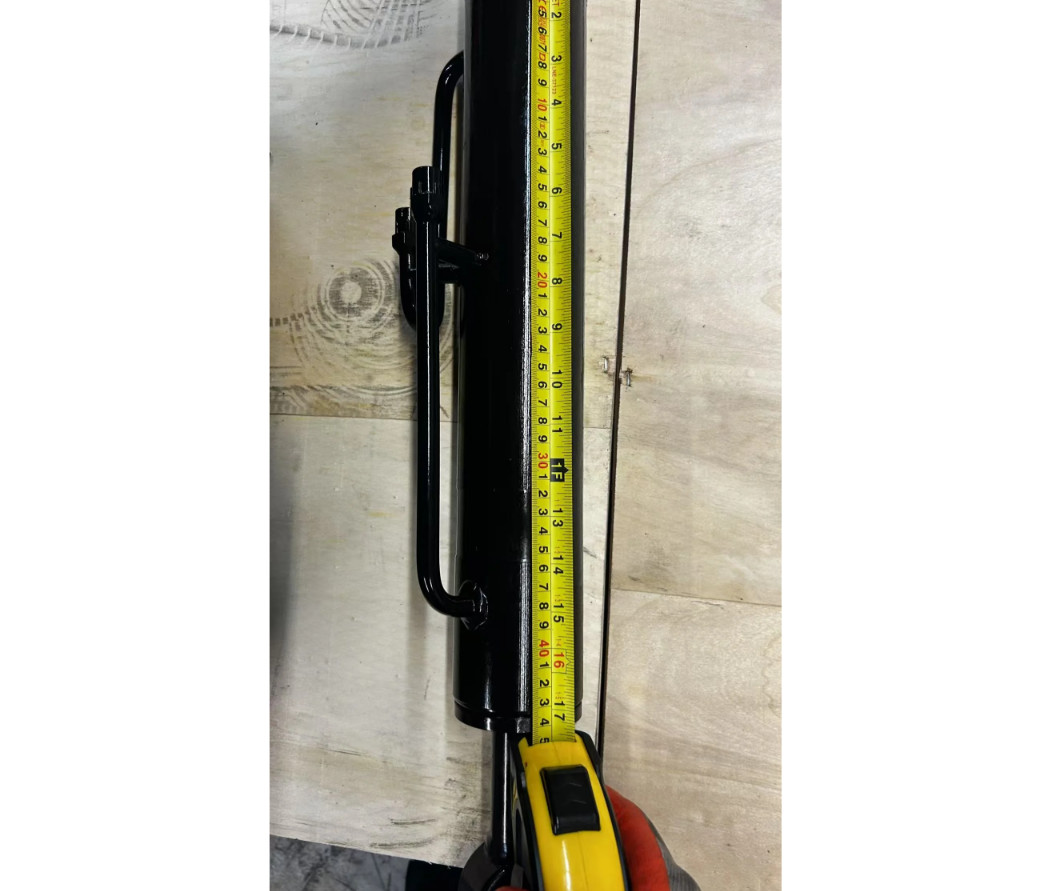 Agrotk Hydraulic Boom Cylinder for Mini Excavator 1 Ton Digger Attachment Black