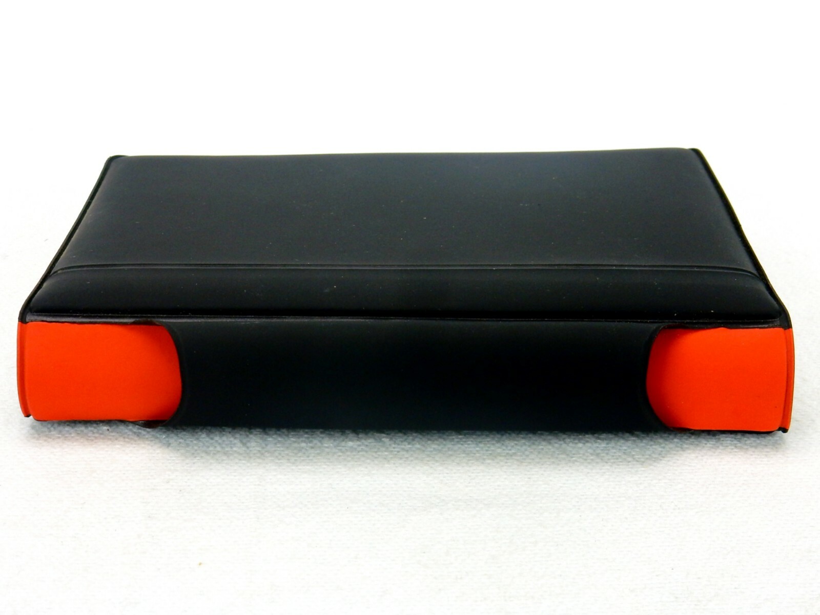 Pocket Jotter Notebook, Padded Cover, Black & Red, Spiral Note Pad, Sweda #VP125