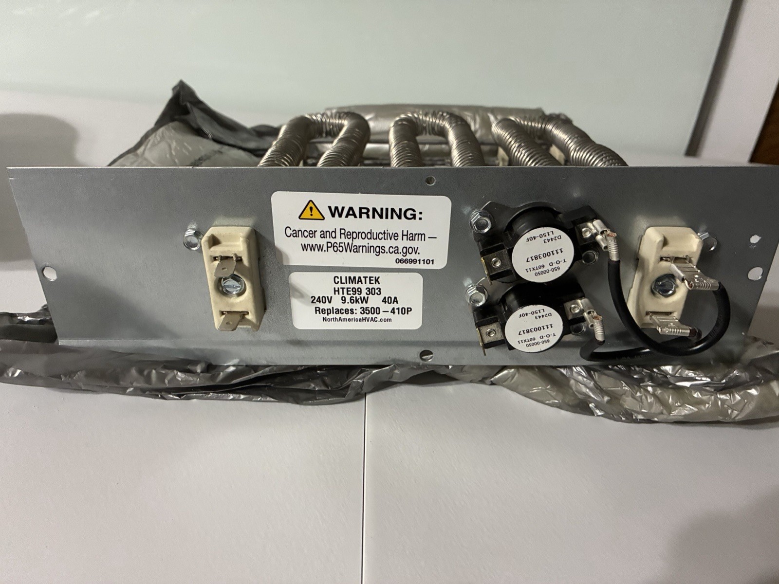CLIMATEK HTE99 303 Electrical Heat Strip 240V 9.6kW 40A for York 3500 410P