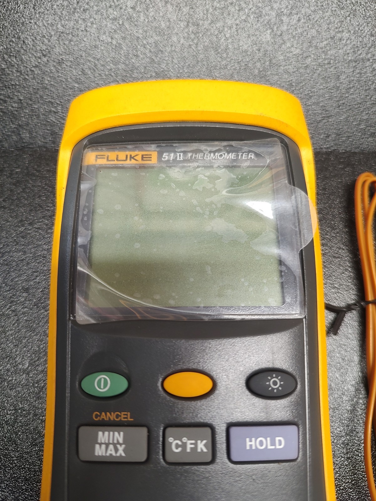 Fluke 51 II Digital Display Handheld Thermometer Temperature Meter
