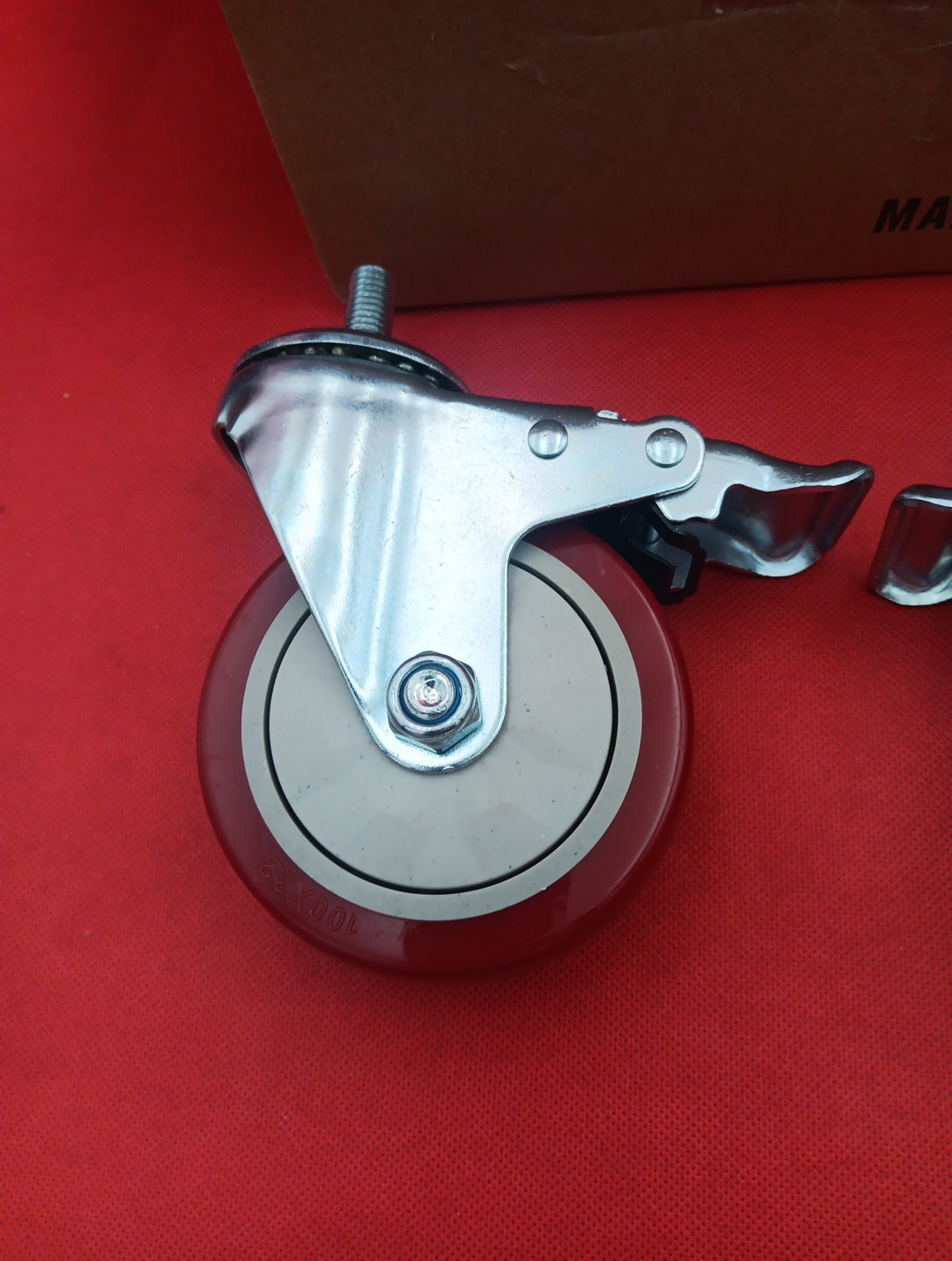 Swivel Caster Wheels With Brakes Set Of 4 – Heavy Duty 4 Inch