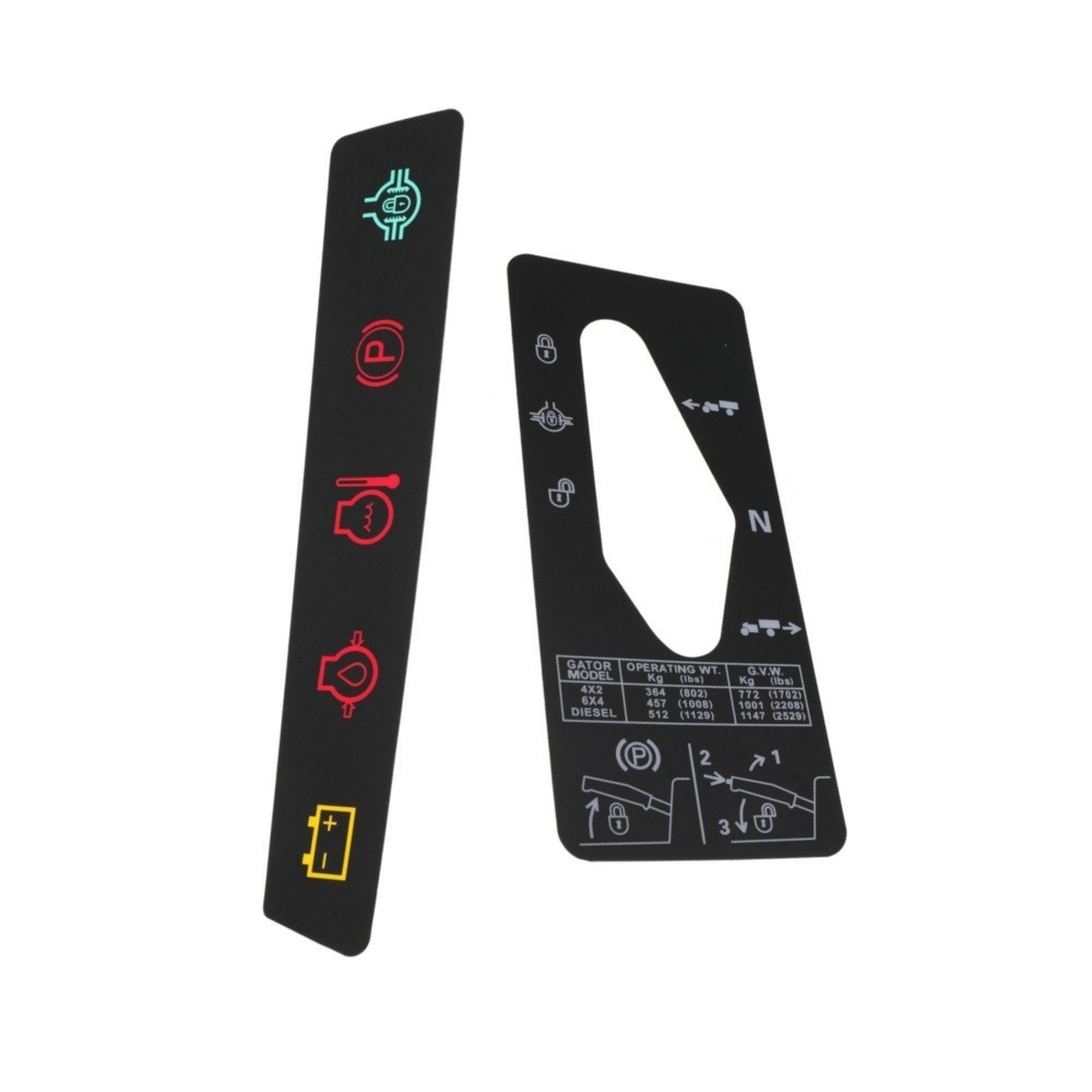 For Jo-hn Deere 4X2/6X4 Gator Decal & Shift Label Set (M117670 & M127539)