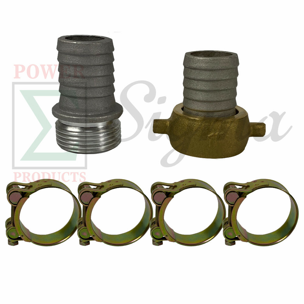 Sigma 1″ X 100′ Ft PVC Layflat Agricultural Pump Discharge Hose Pin Lug Coupling