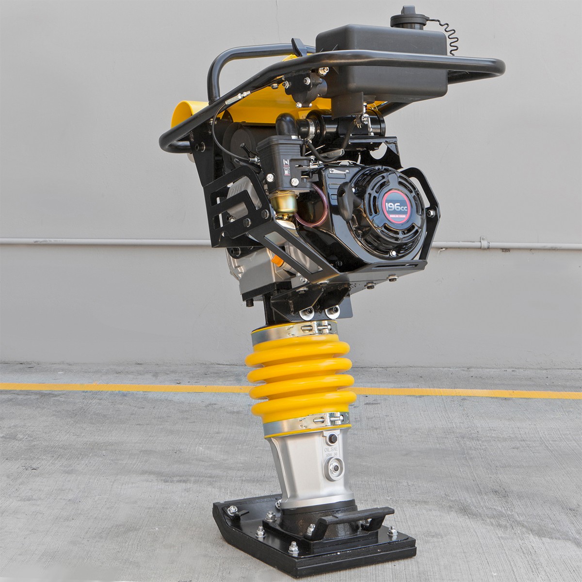 Stark USA Impact Rammer 6.5HP Jumping Jack Tamper Gasoline Engine Recoil Starter