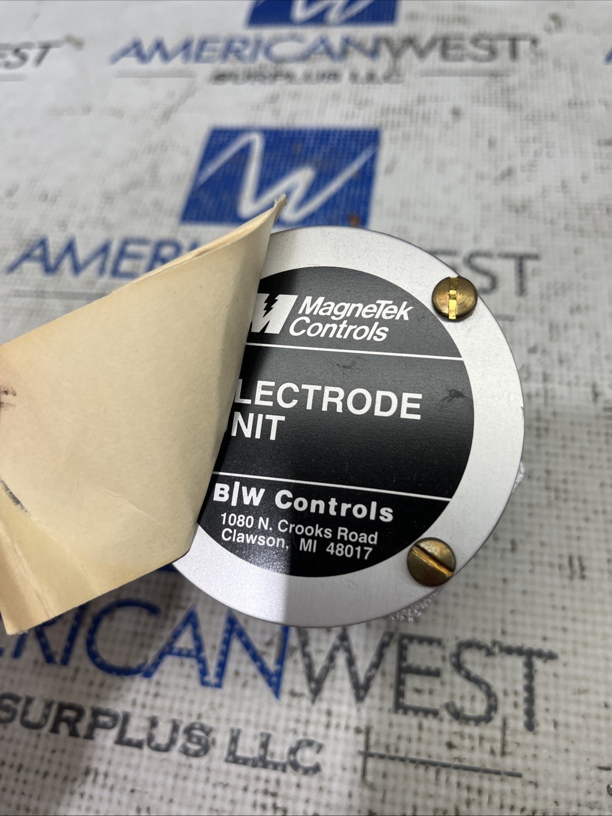 B/W CONTROLS ELECTRODE HOLDER 6012-E2-CI-EP1 TYPE E2 CAST IRON